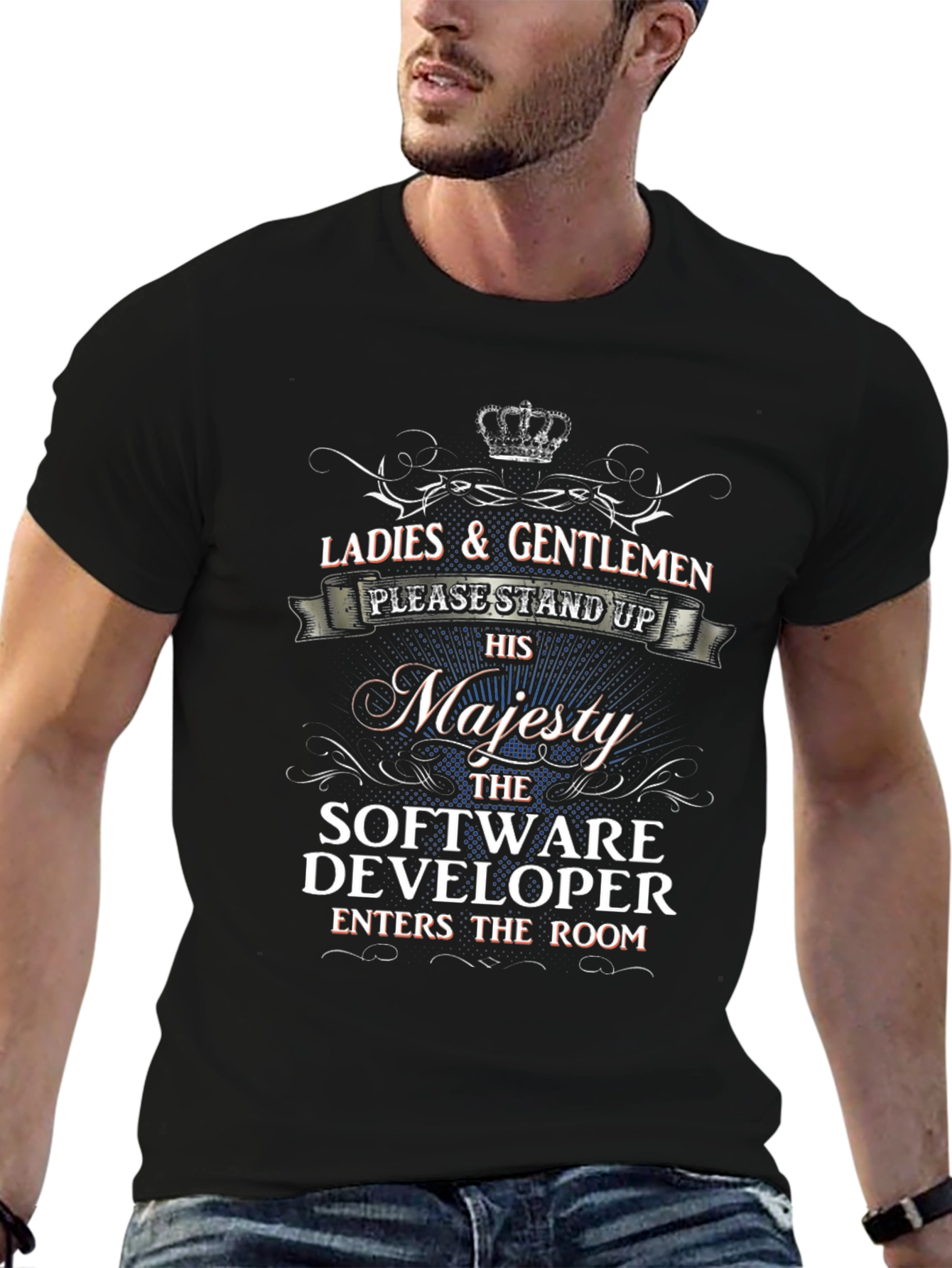 His Majesty Software Developer T-Shirt