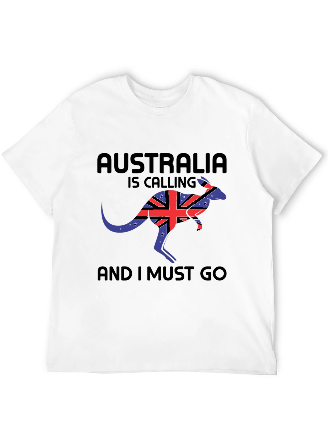 Australia Calling Black T-Shirt