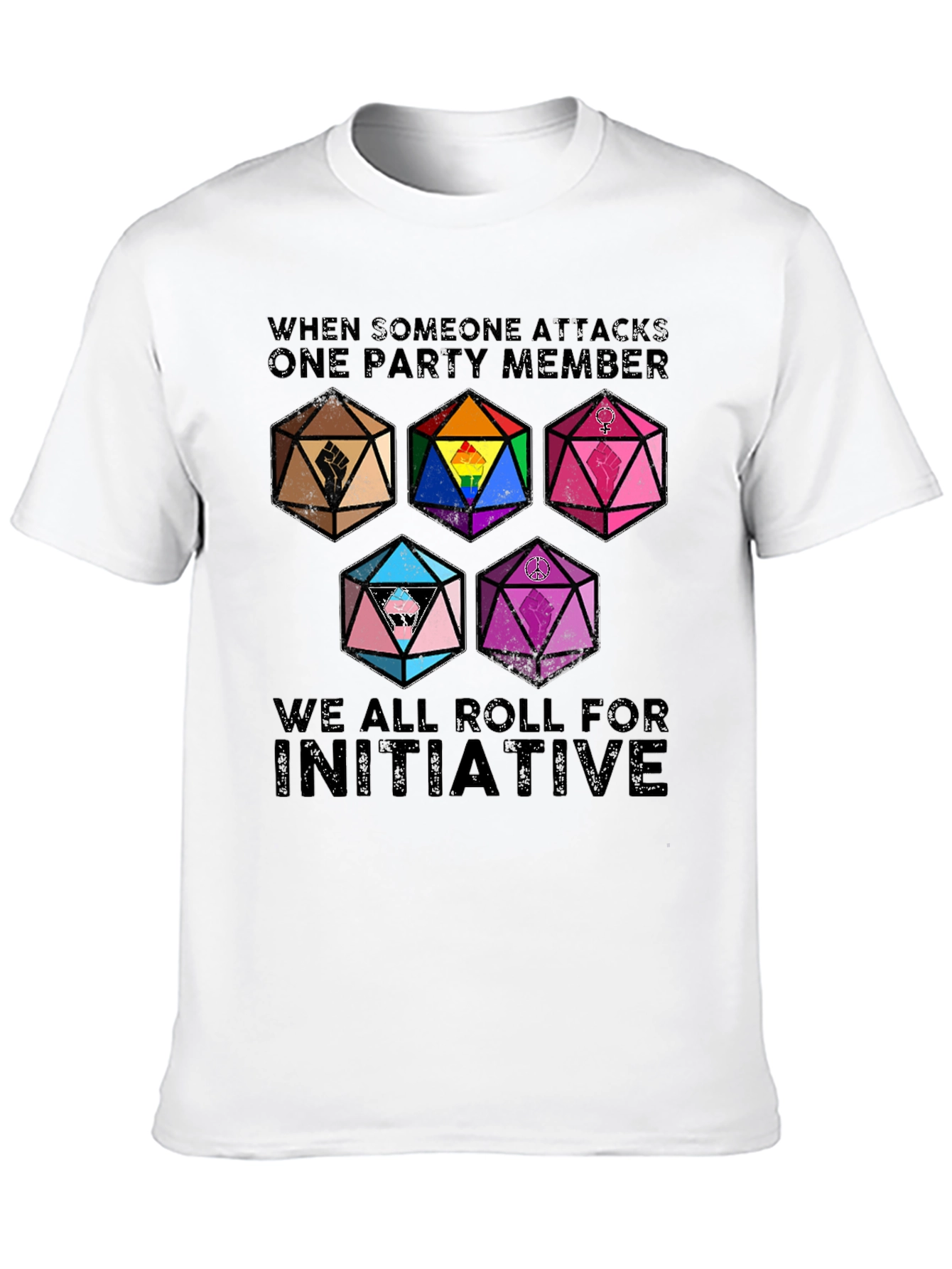 D&D Initiative T-Shirt - Allyship & Inclusivity