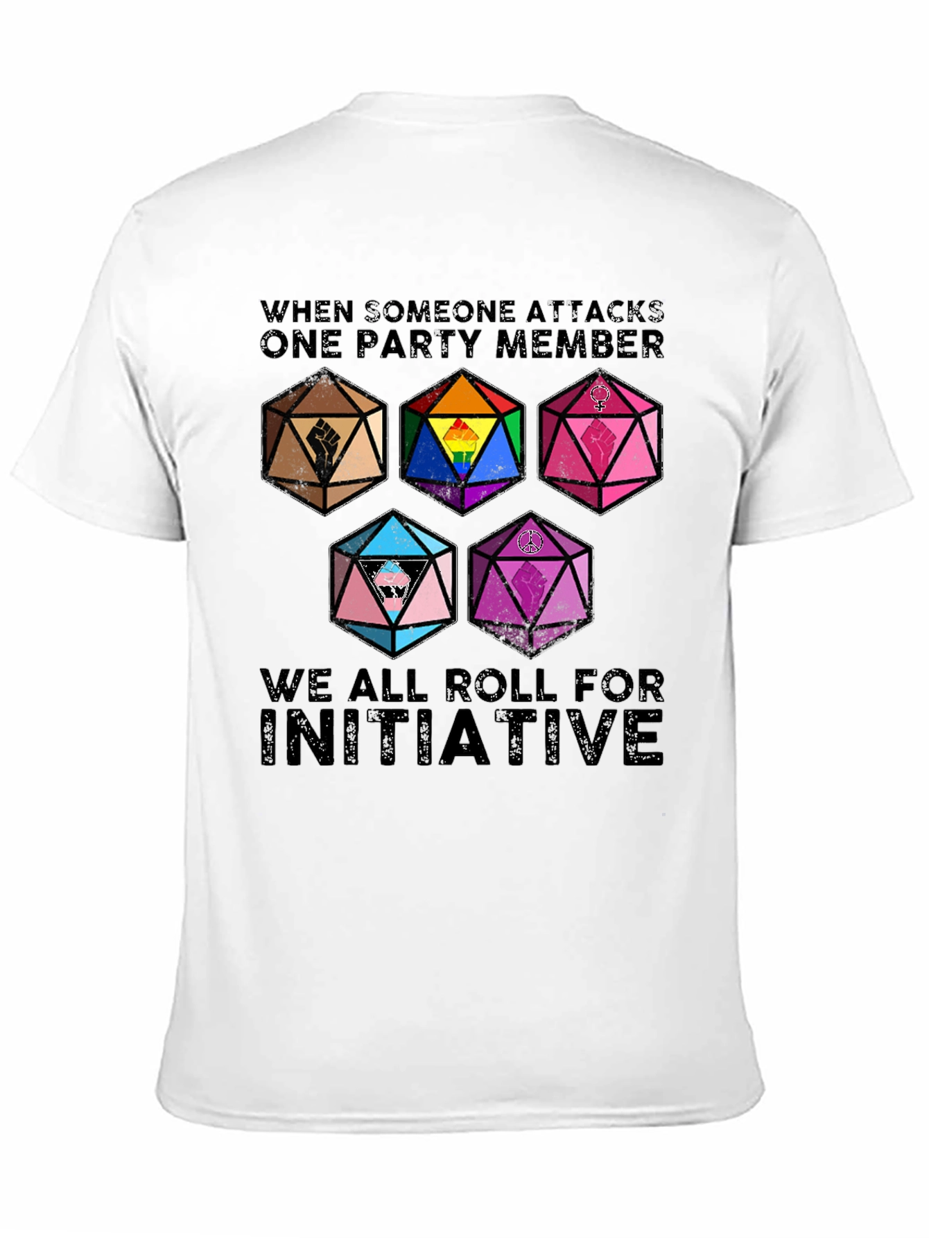 D&D Initiative T-Shirt - Allyship & Inclusivity