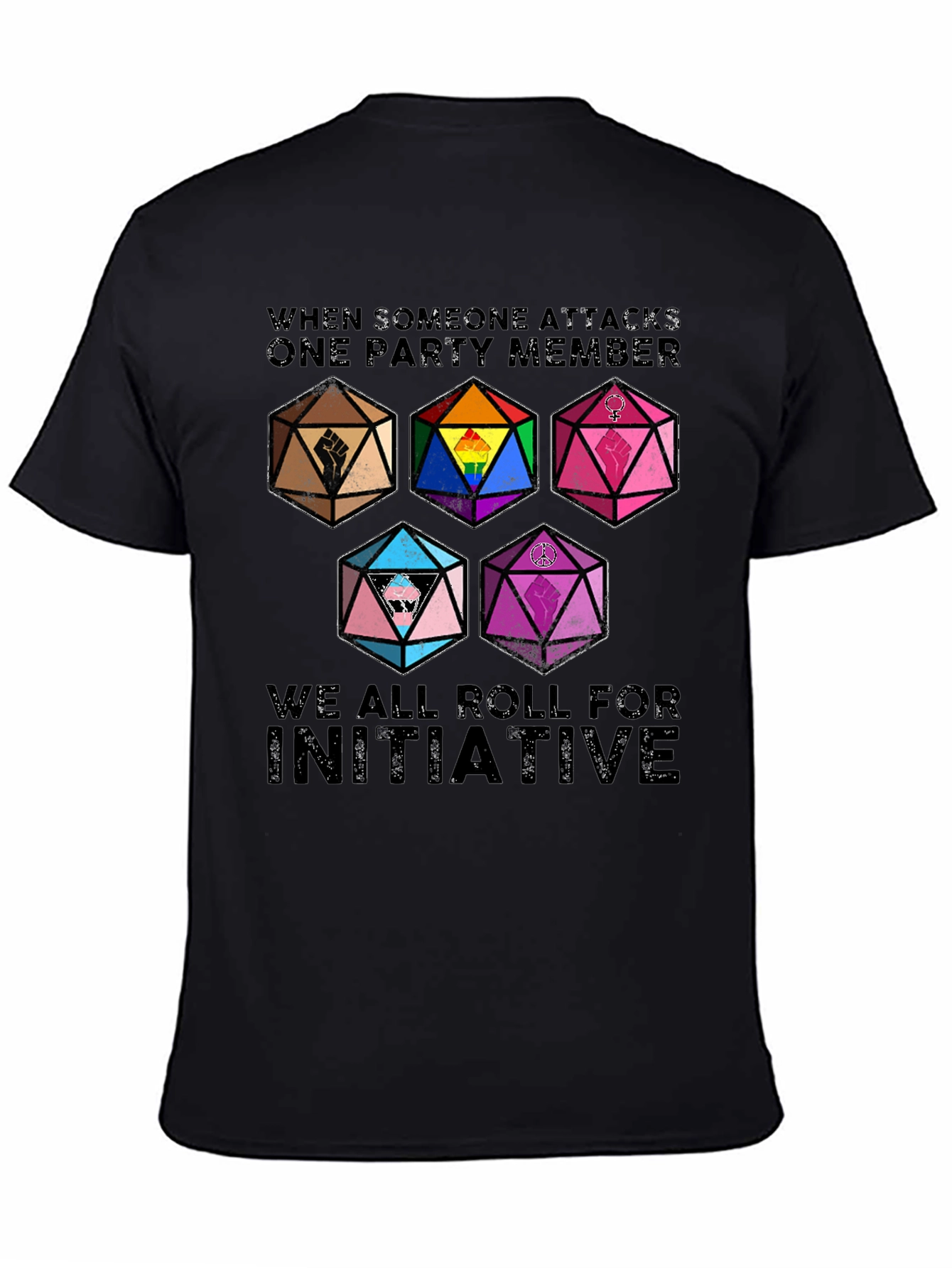 D&D Initiative T-Shirt - Allyship & Inclusivity