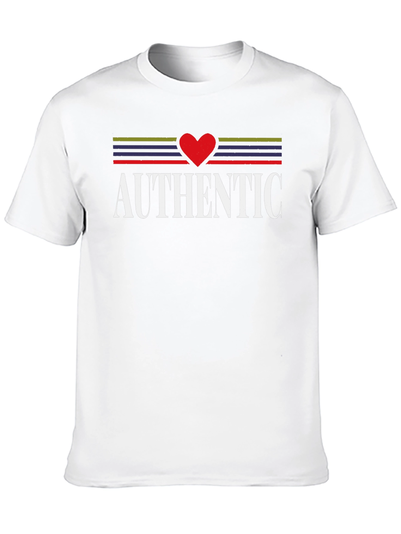 Authentic Heart Graphic T-Shirt - Black