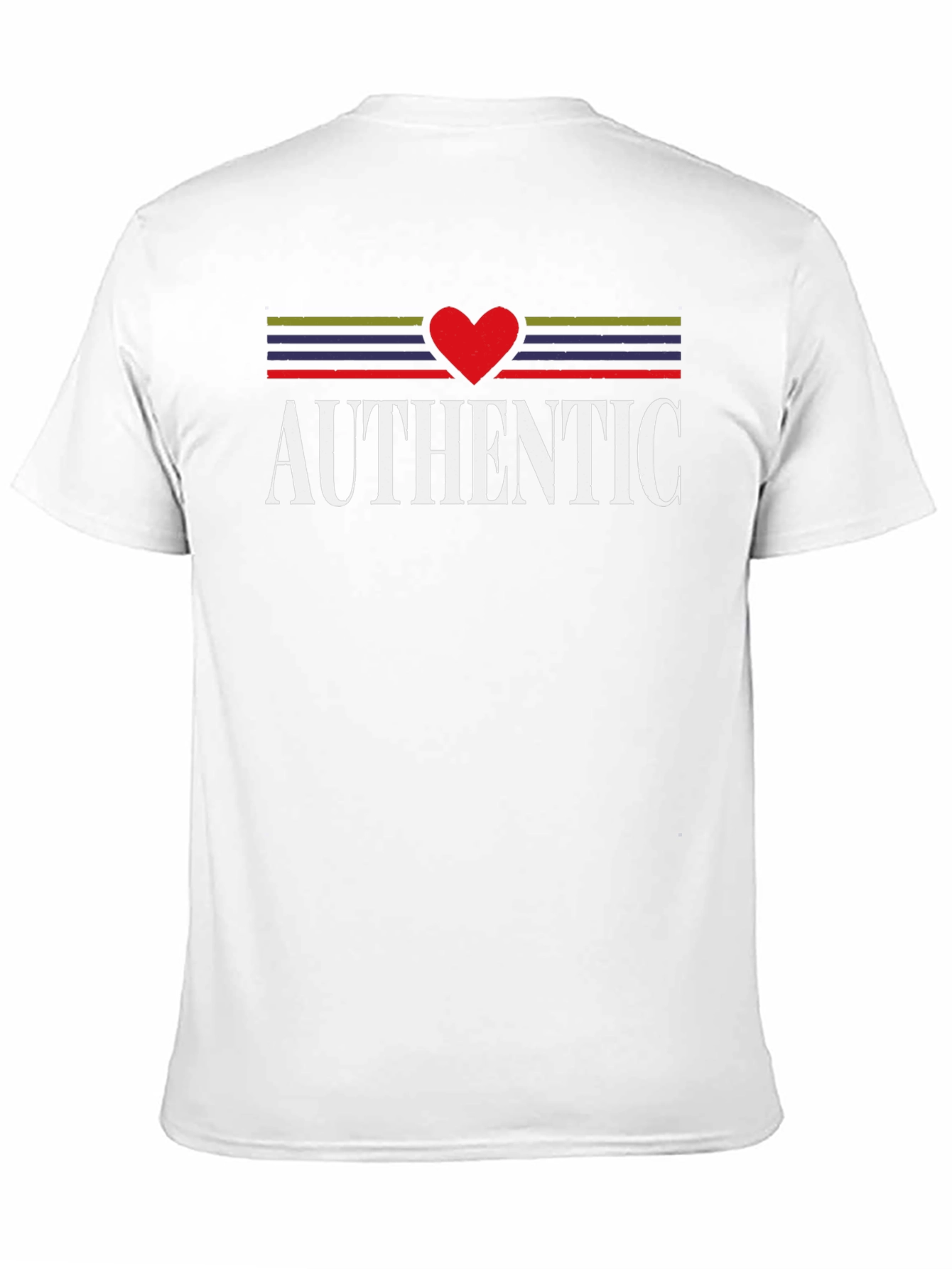 Authentic Heart Graphic T-Shirt - Black