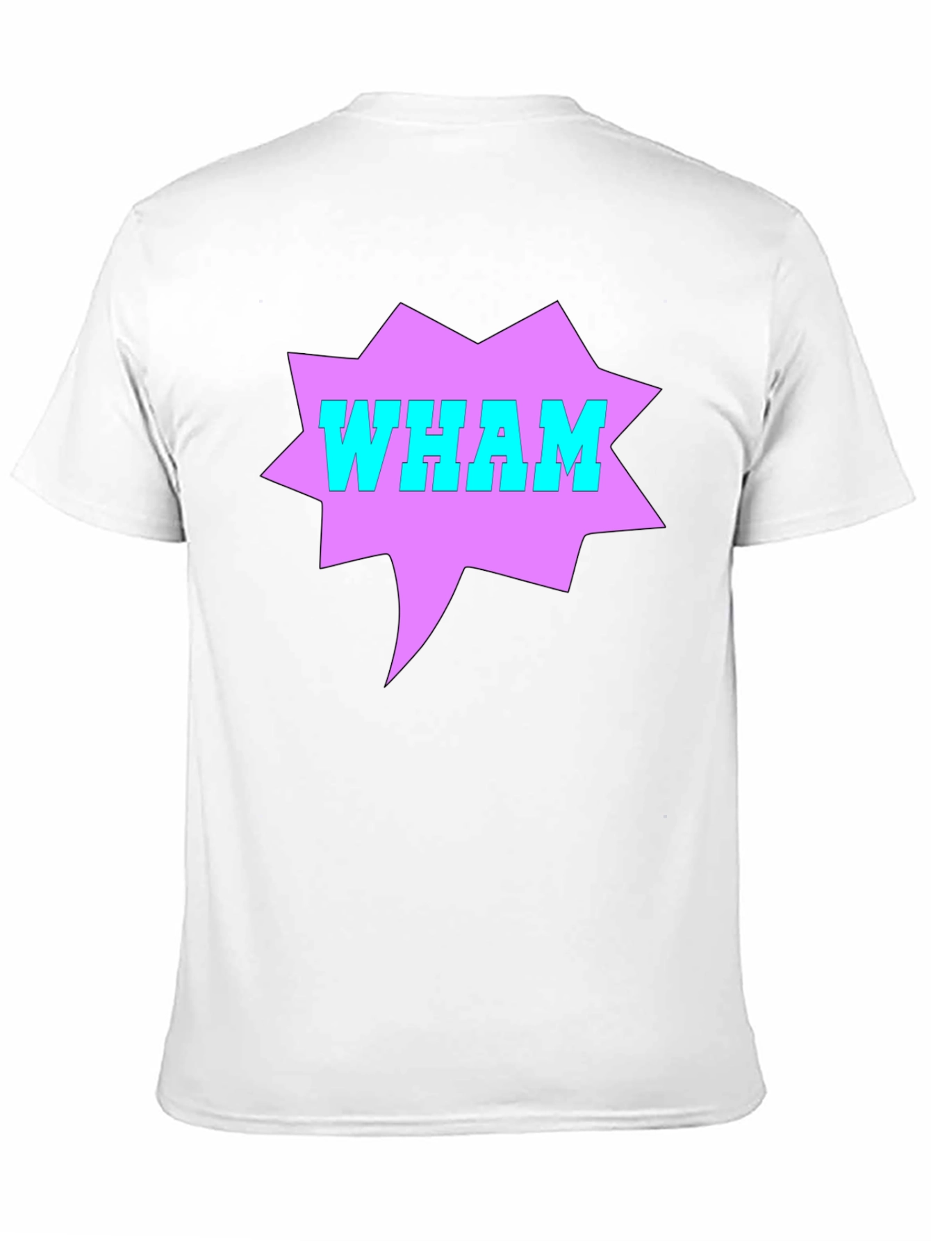 WHAM! Graphic Print T-Shirt - Retro Pop Culture Tee