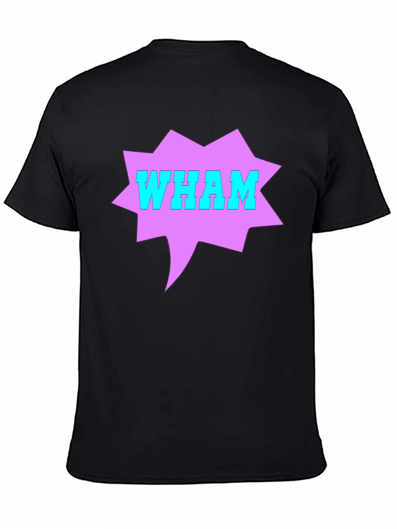 WHAM! Graphic Print T-Shirt - Retro Pop Culture Tee