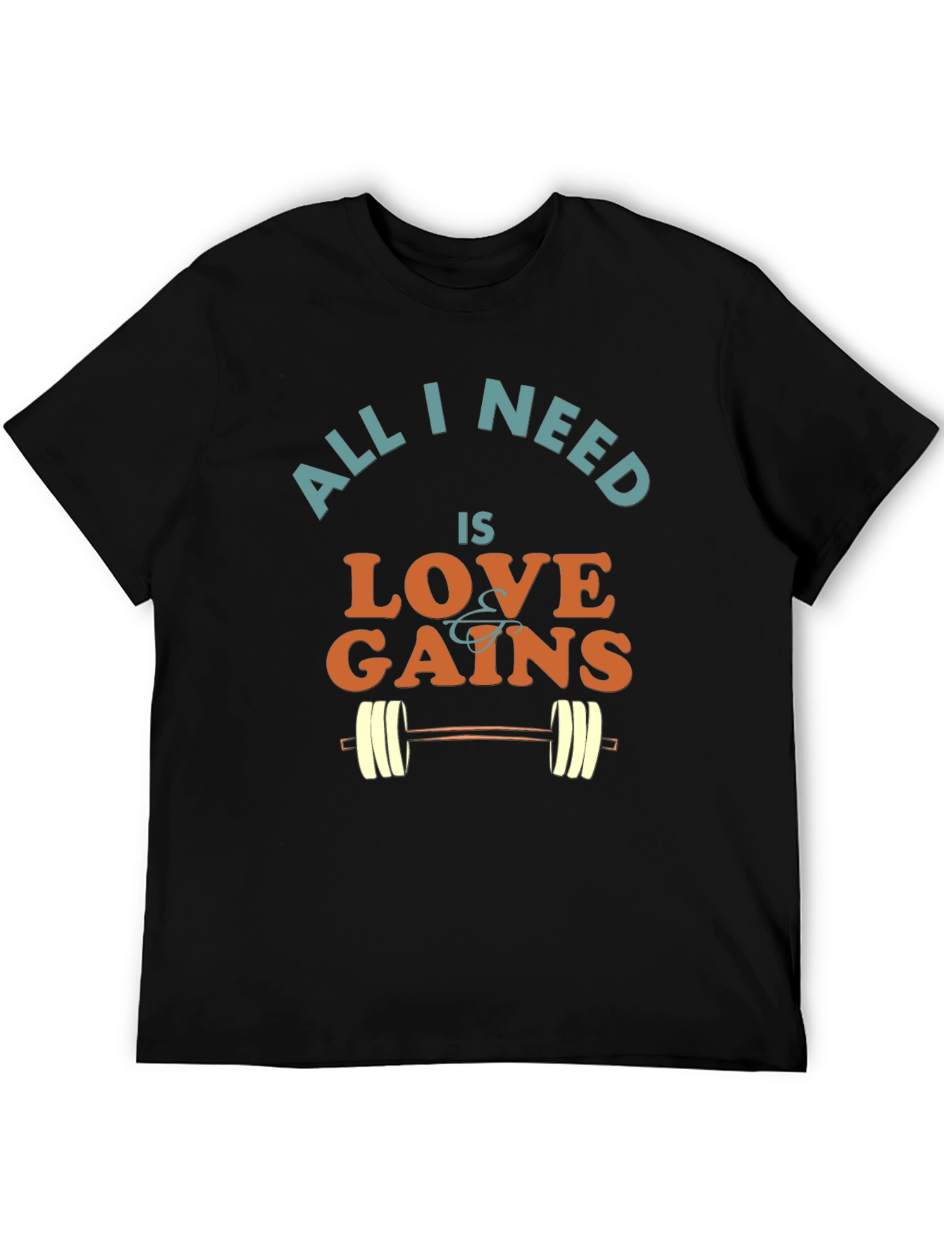 Love & Gains T-Shirt: Gym Workout Fitness Tee