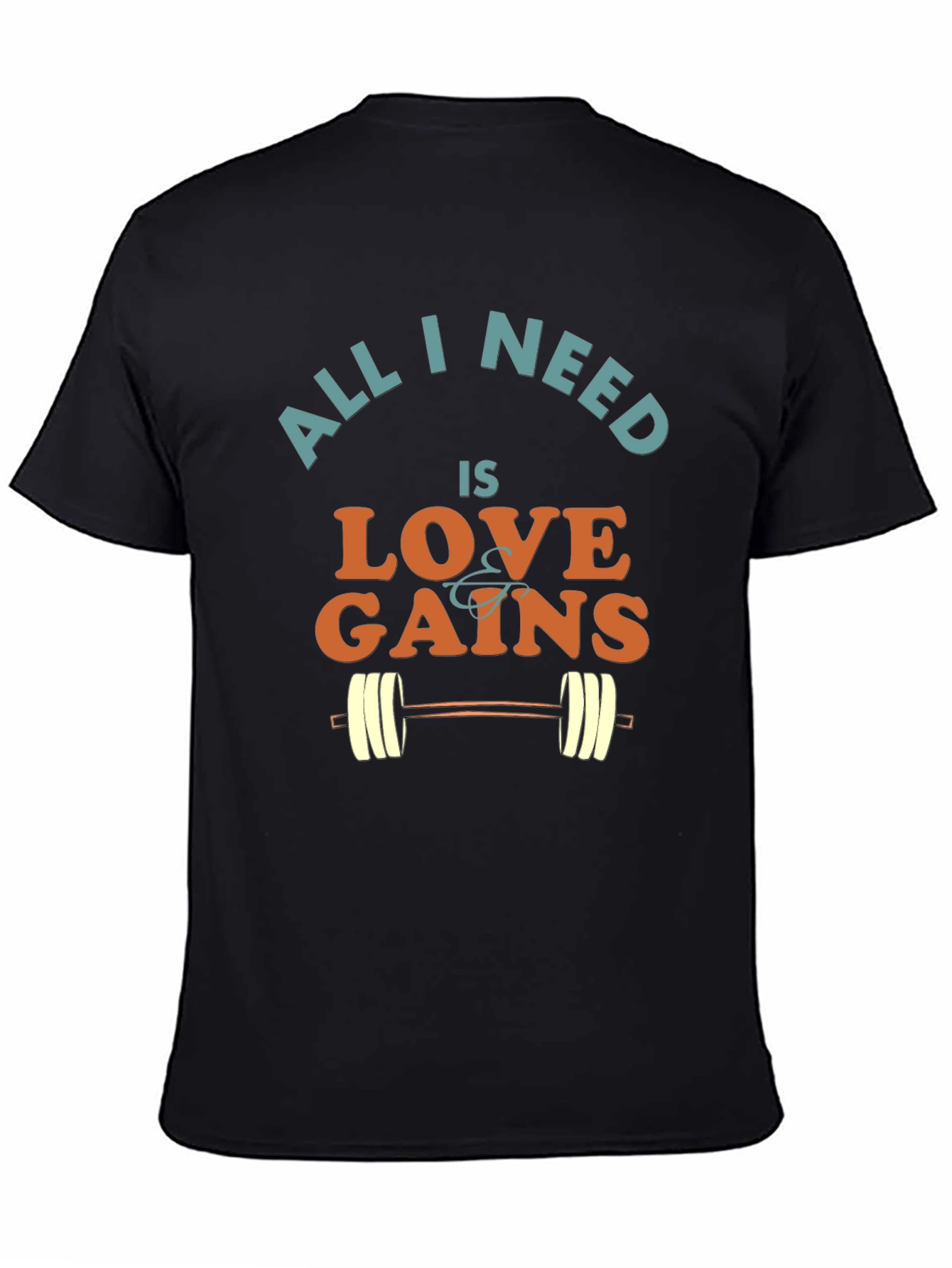 Love & Gains T-Shirt: Gym Workout Fitness Tee