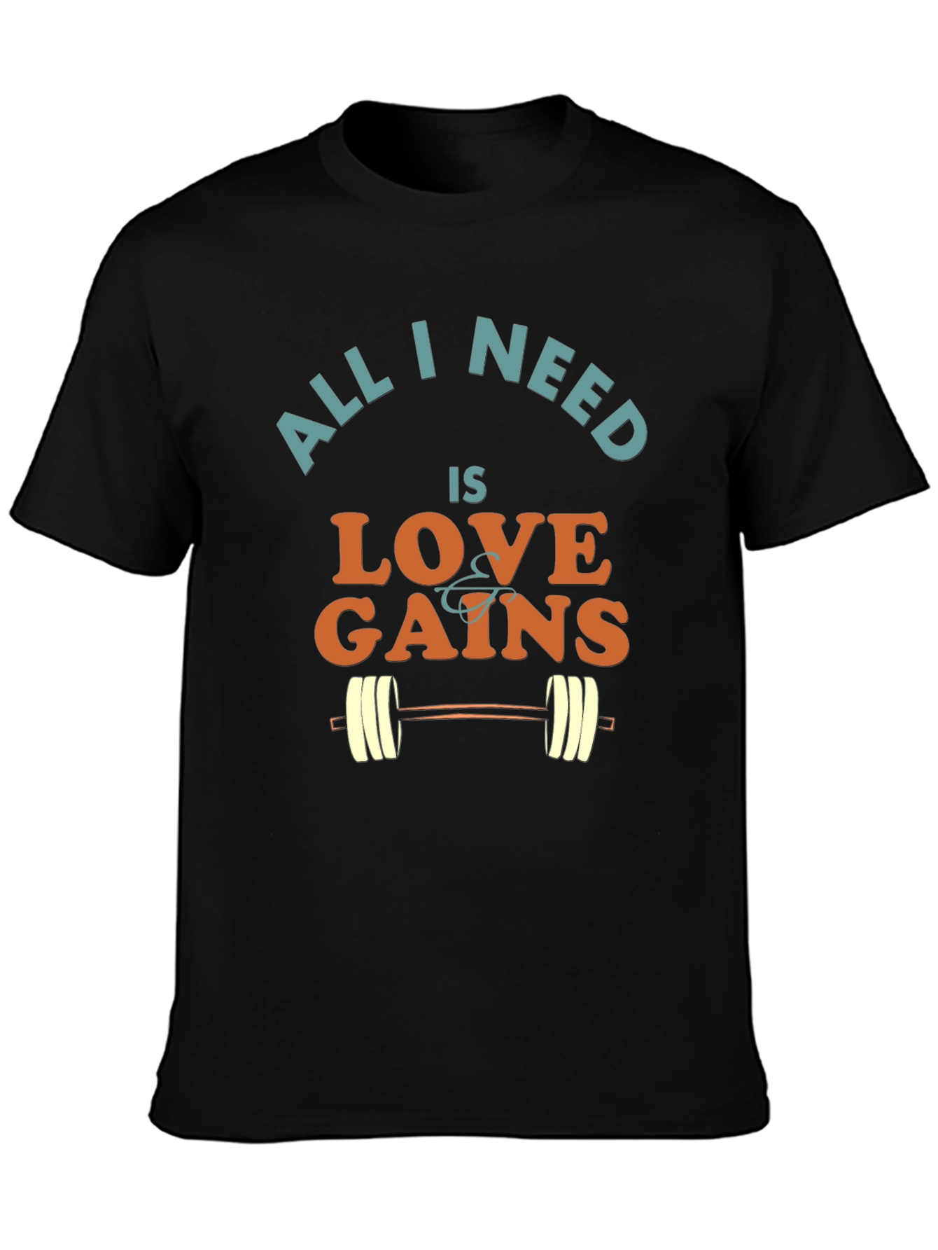 Love & Gains T-Shirt: Gym Workout Fitness Tee