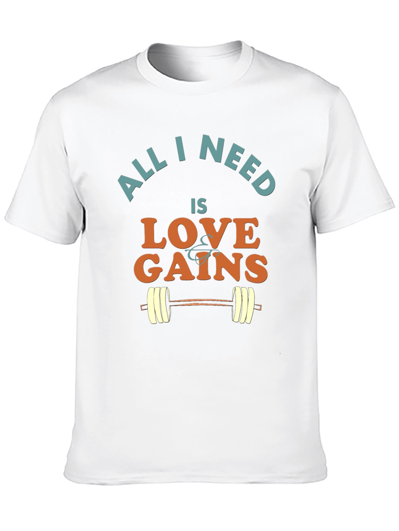 Love & Gains T-Shirt: Gym Workout Fitness Tee