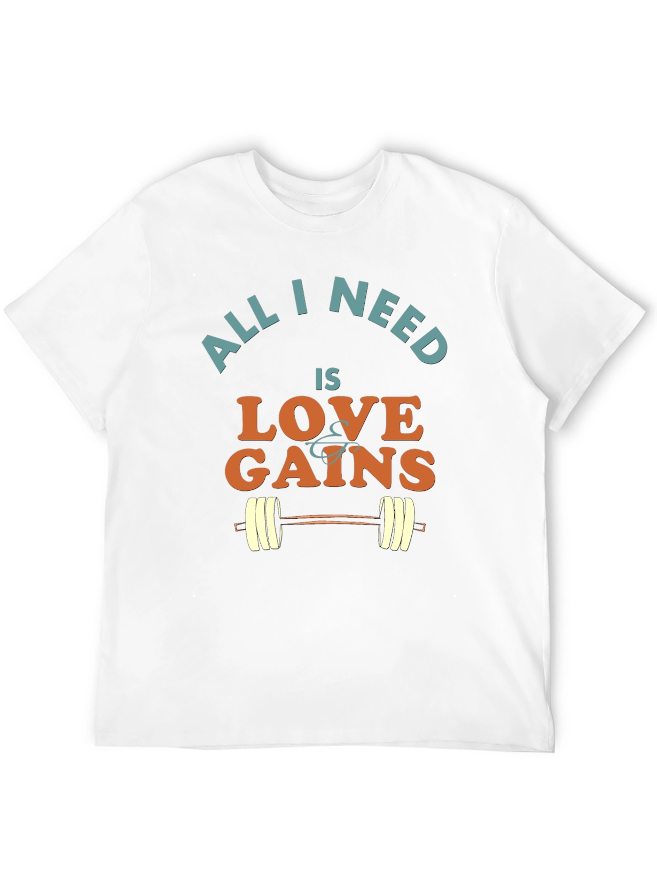 Love & Gains T-Shirt: Gym Workout Fitness Tee