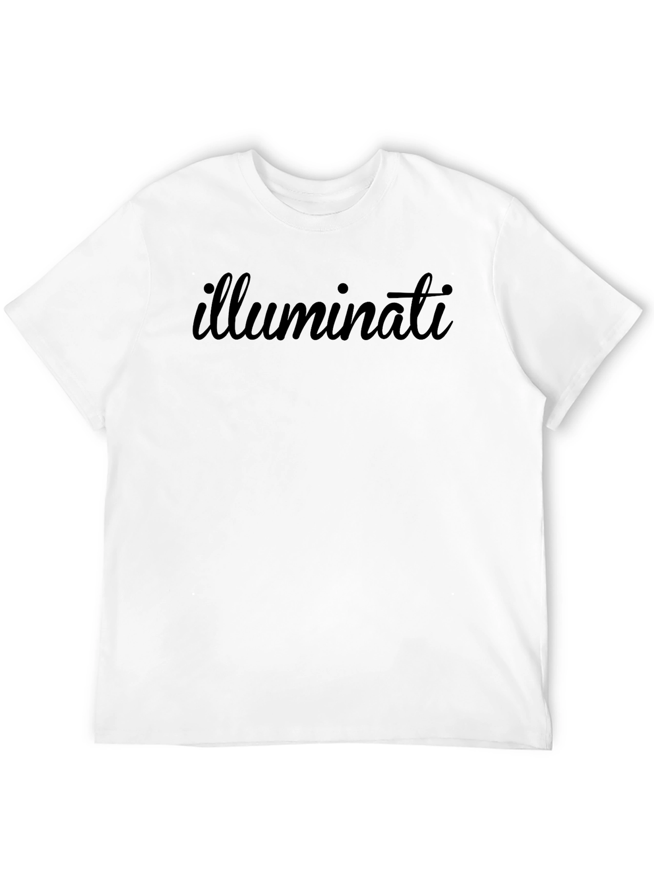 Illuminati Graphic Tee - Black Short Sleeve T-Shirt