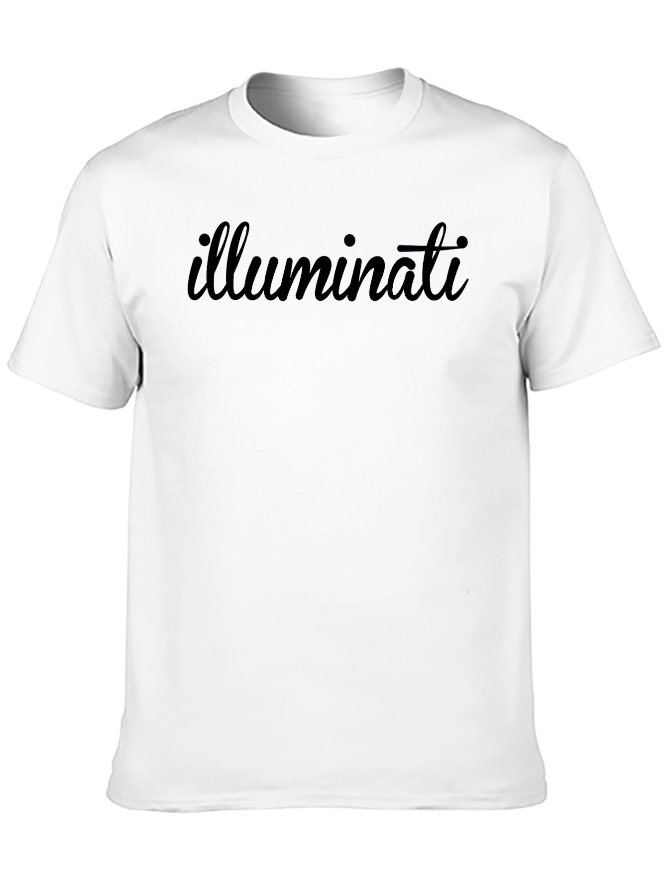 Illuminati Graphic Tee - Black Short Sleeve T-Shirt