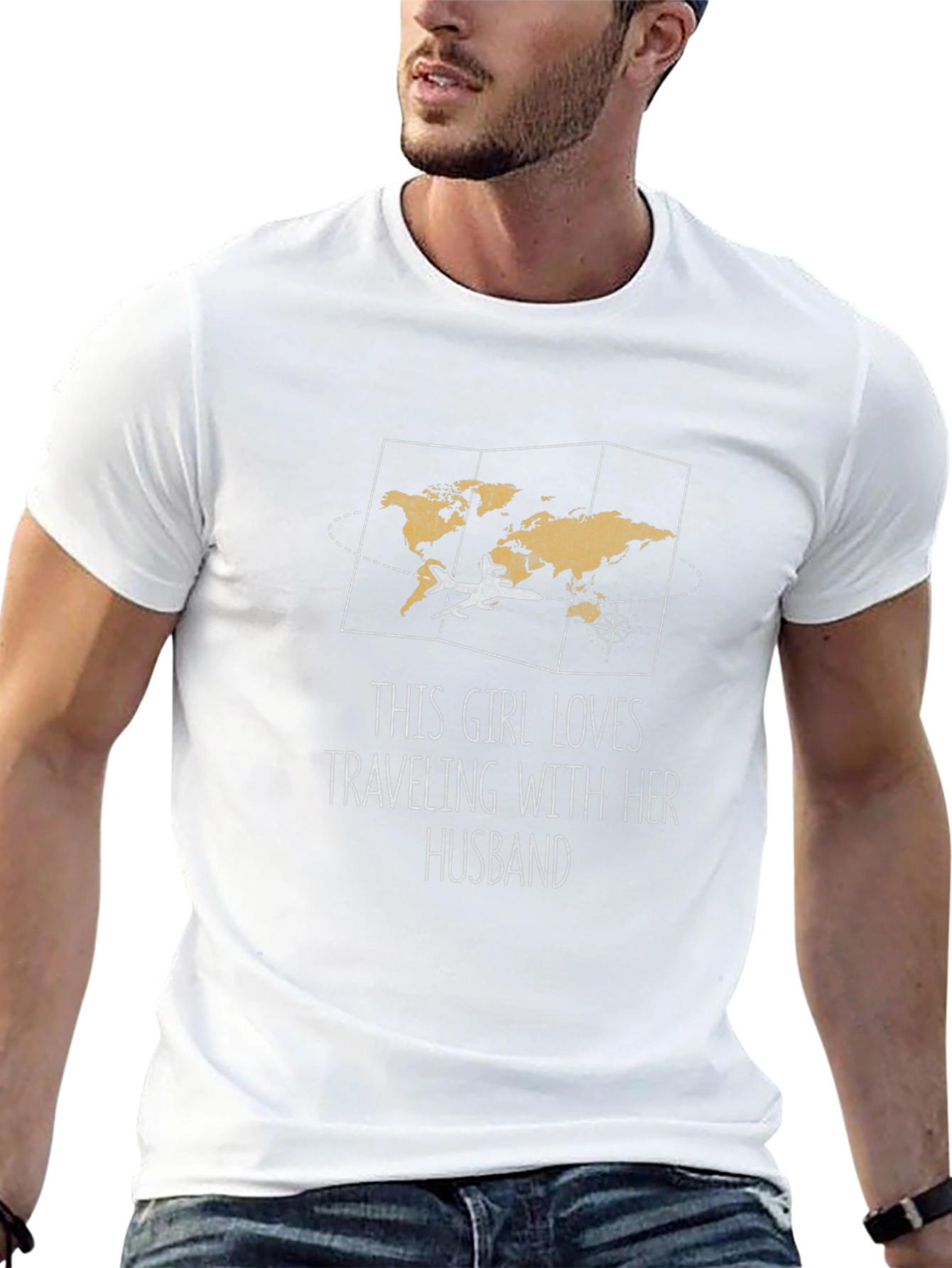Travel Lovers Tee: Wife & Husband Adventures