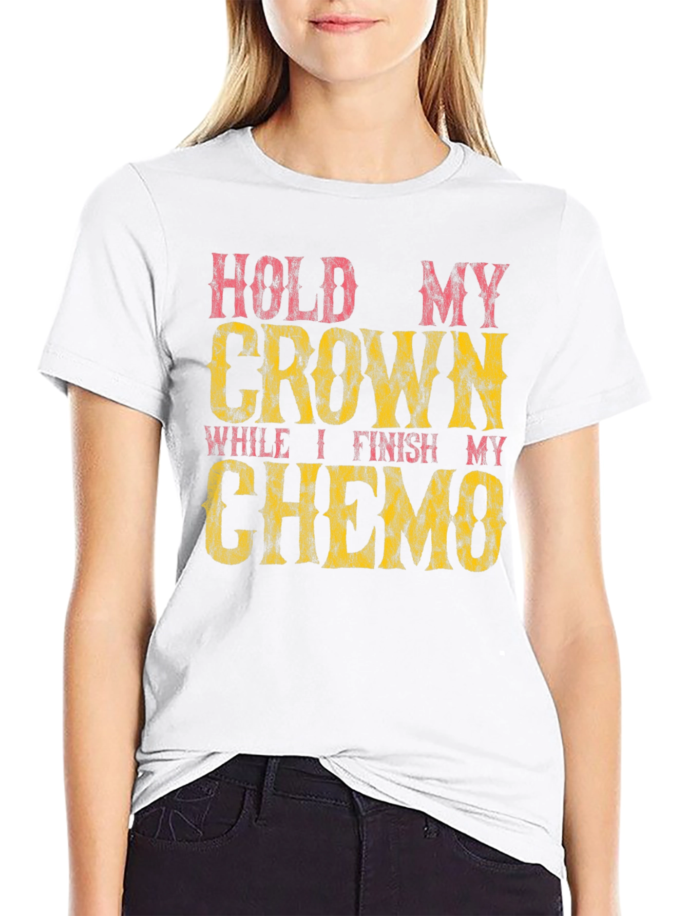 Hold My Crown Chemo Awareness T-Shirt