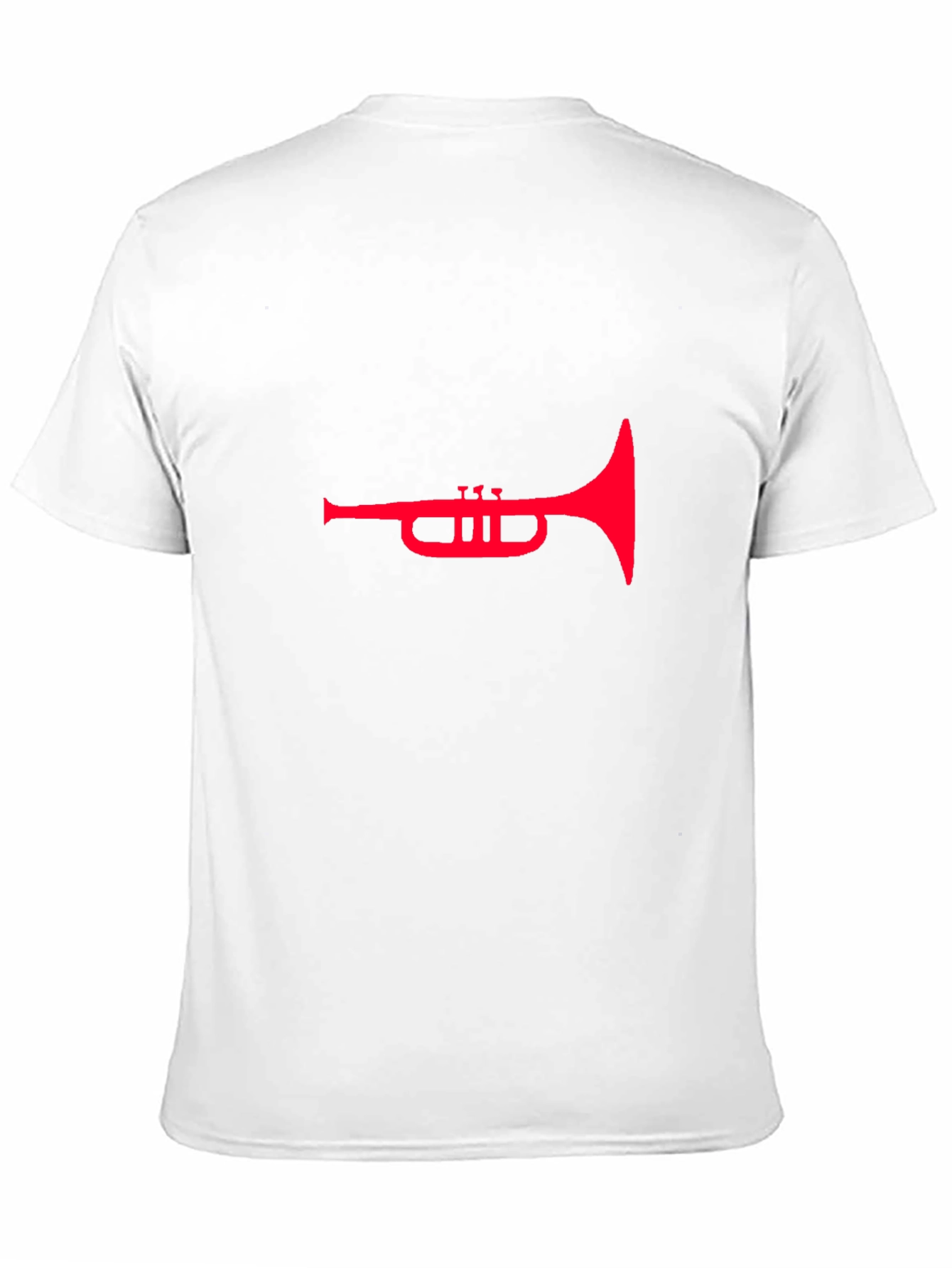 Red Trumpet Graphic Tee - Stylish Black T-Shirt