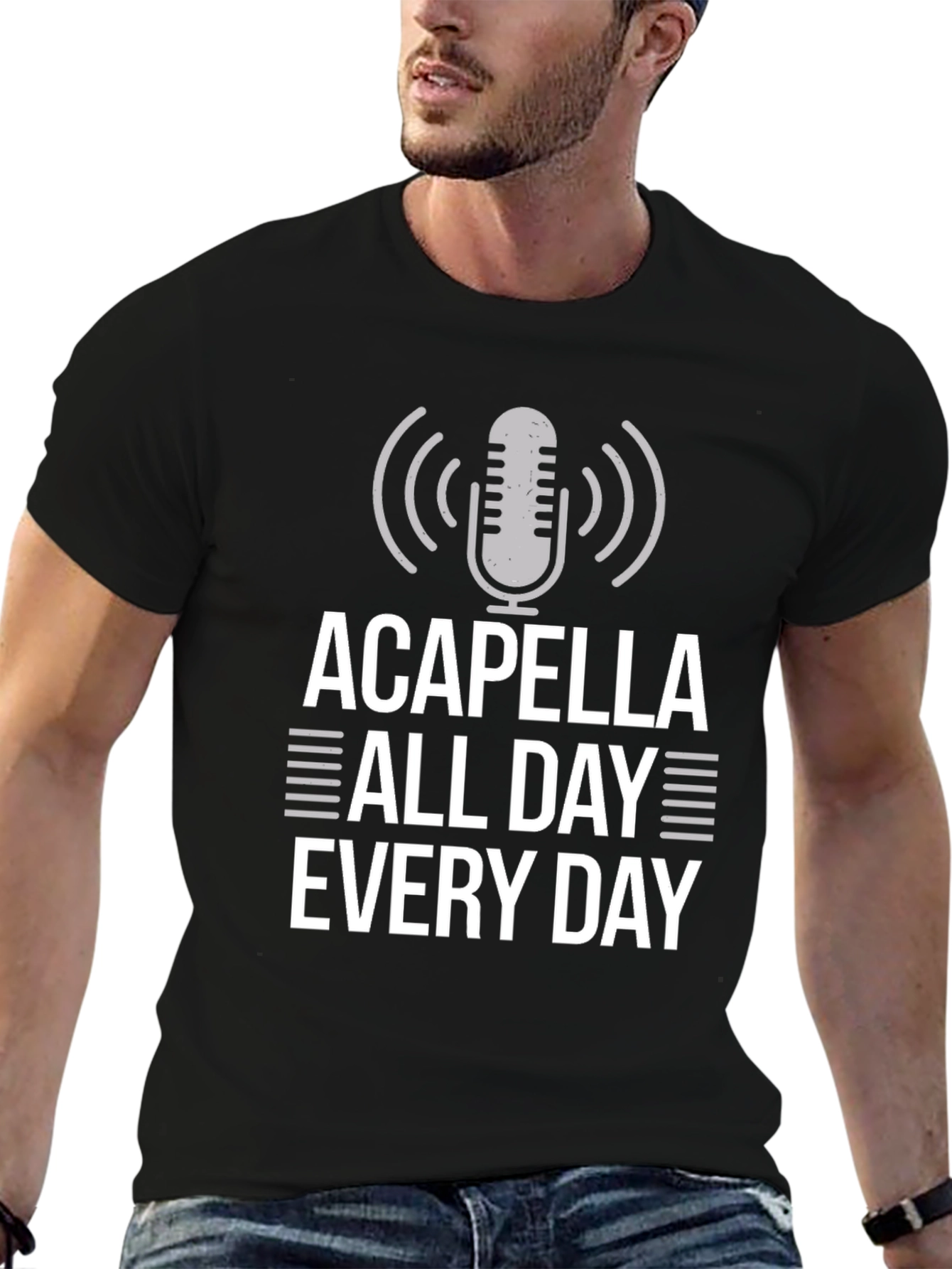 Acapella All Day Every Day Graphic T-Shirt