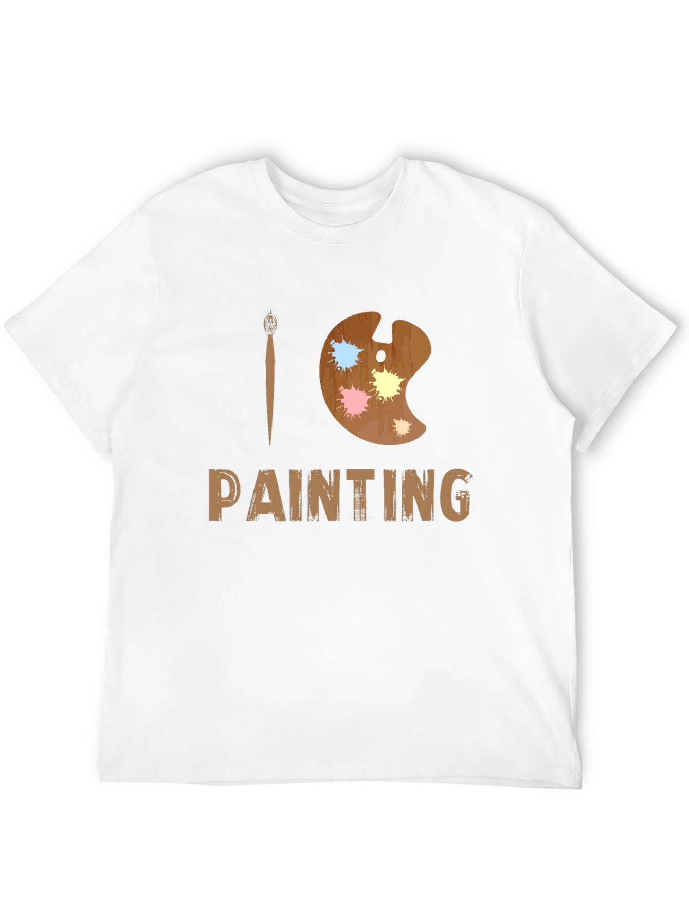 I Love Painting T-Shirt - Artist Palette Design