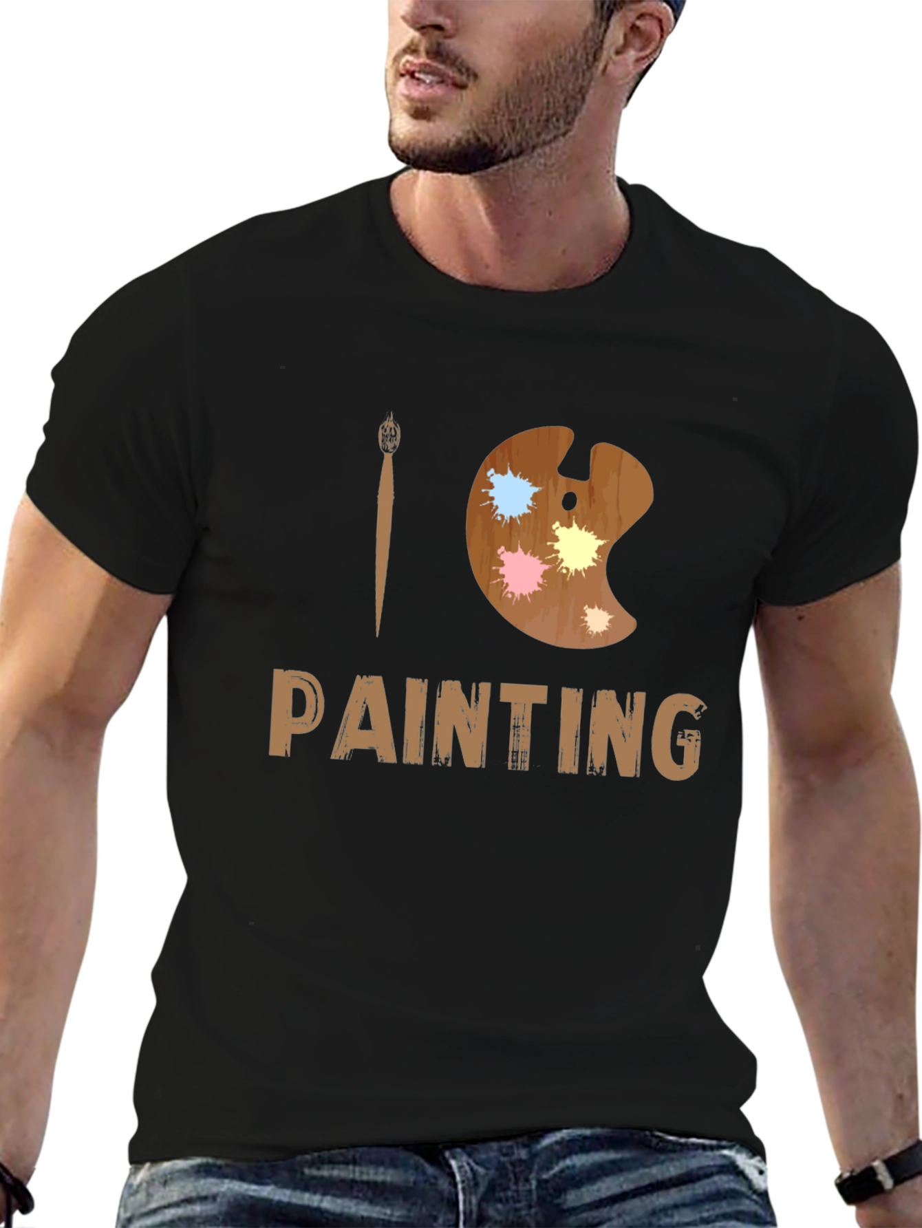 I Love Painting T-Shirt - Artist Palette Design