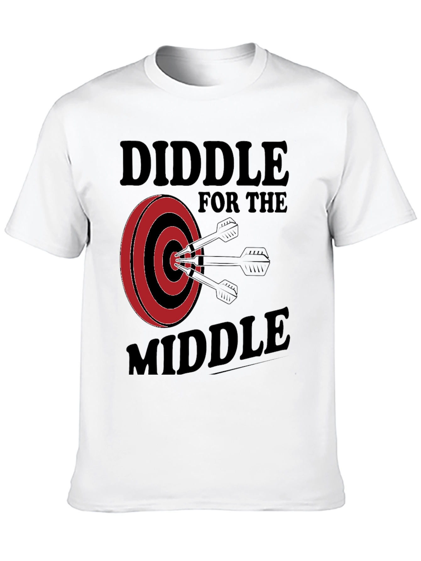 Diddle for the Middle Dart T-Shirt - Black