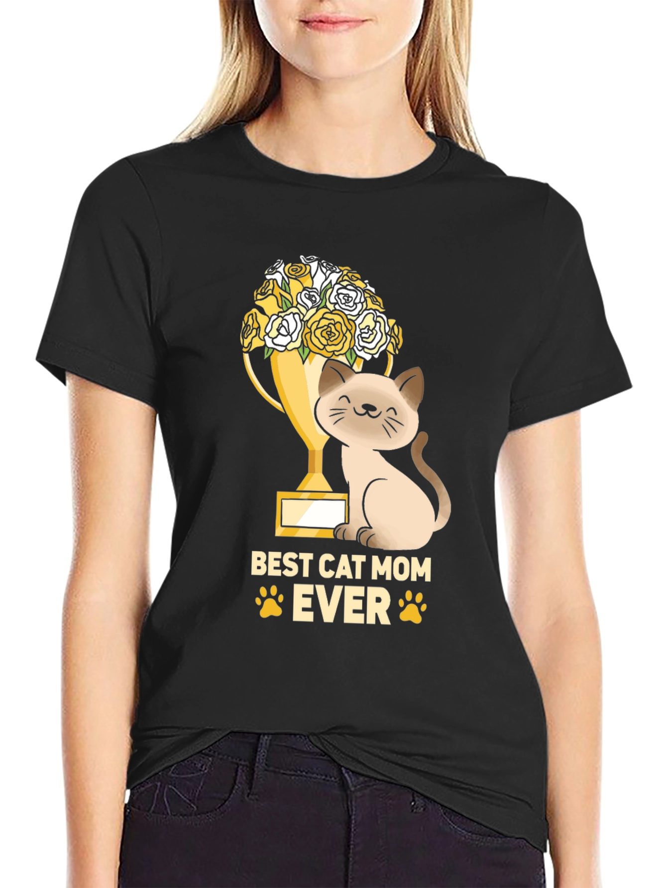 Best Cat Mom Ever Graphic Tee