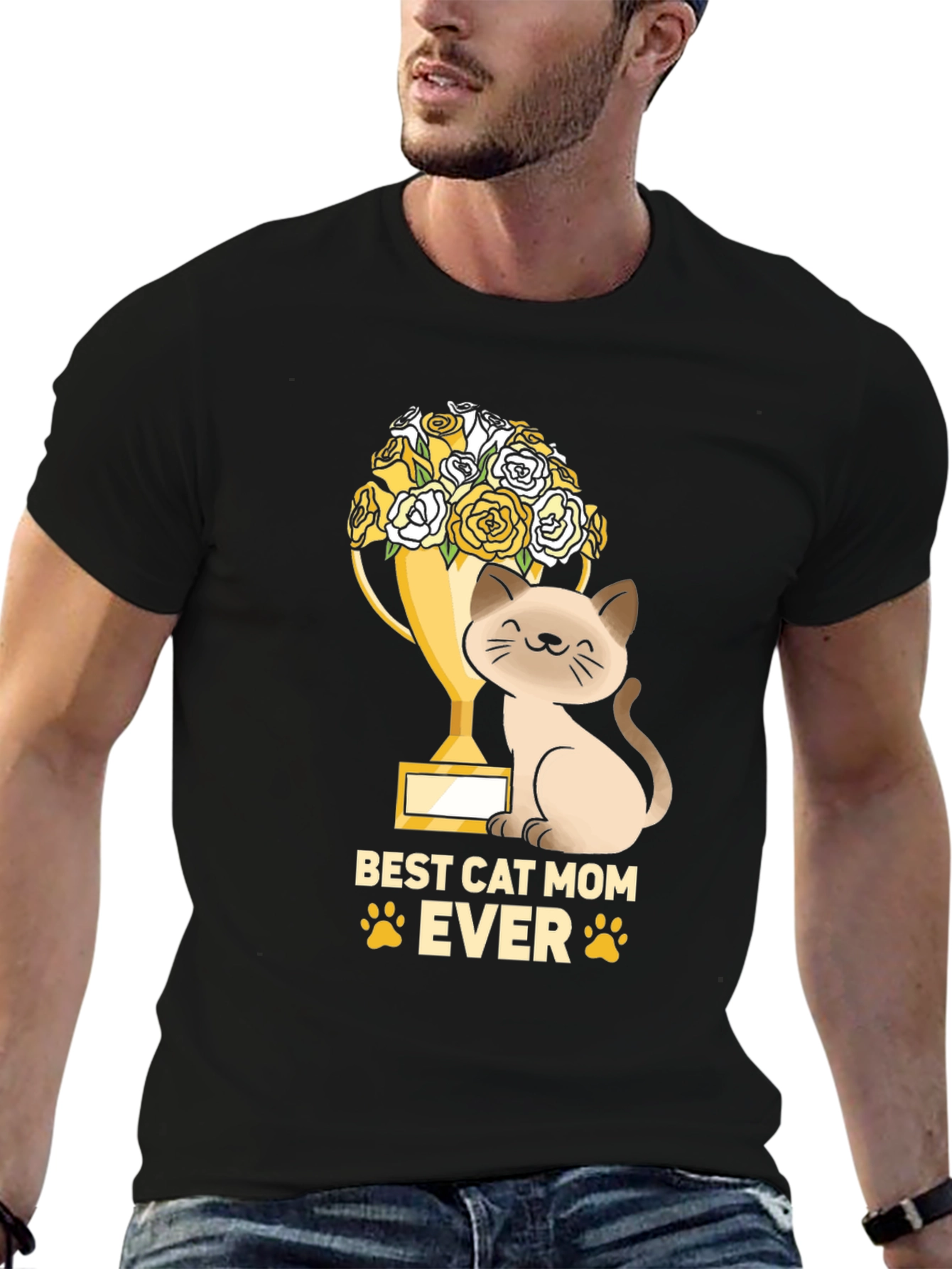Best Cat Mom Ever Graphic Tee