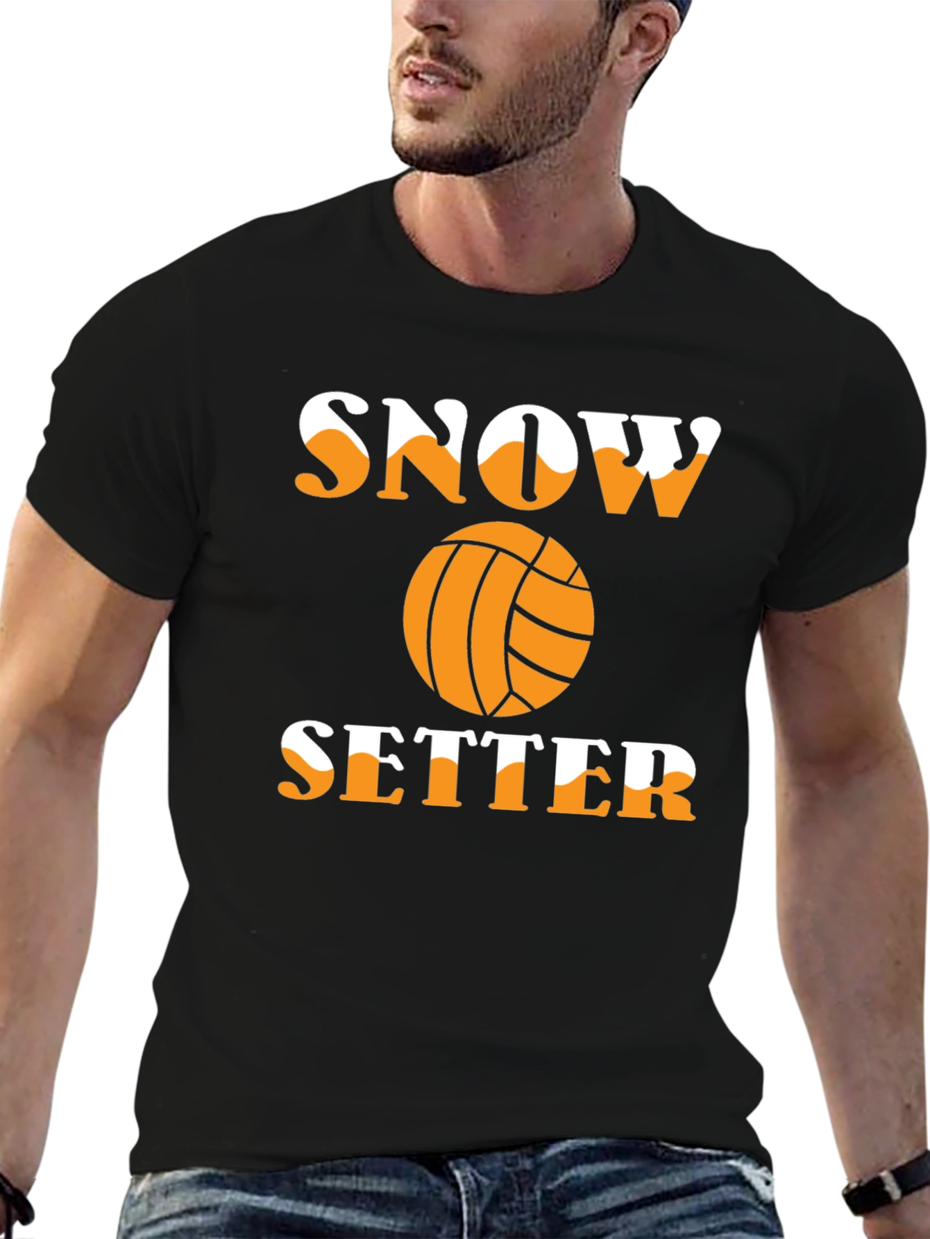 Snow Setter Volleyball Graphic Tee