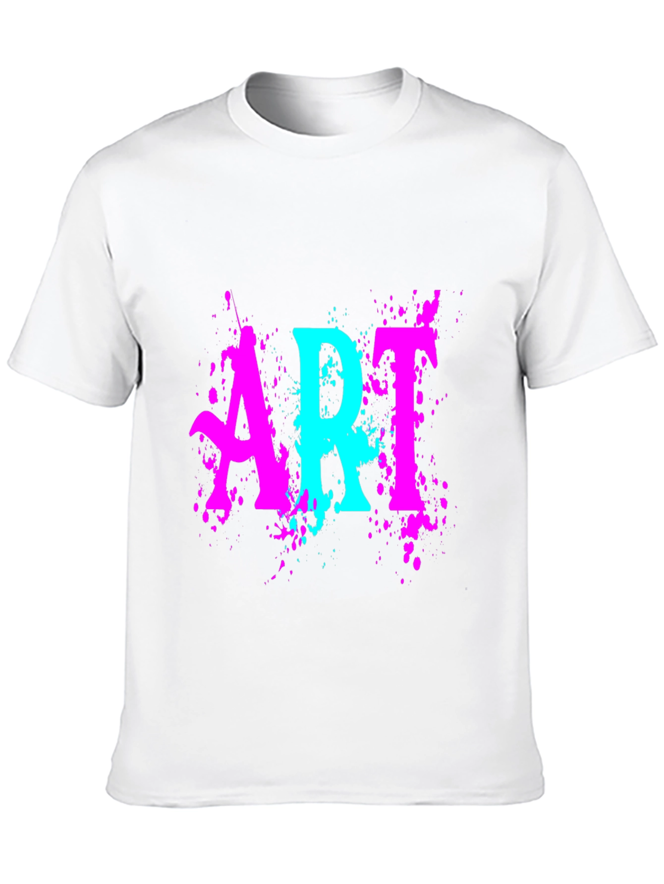Vibrant ART Graphic Black T-Shirt
