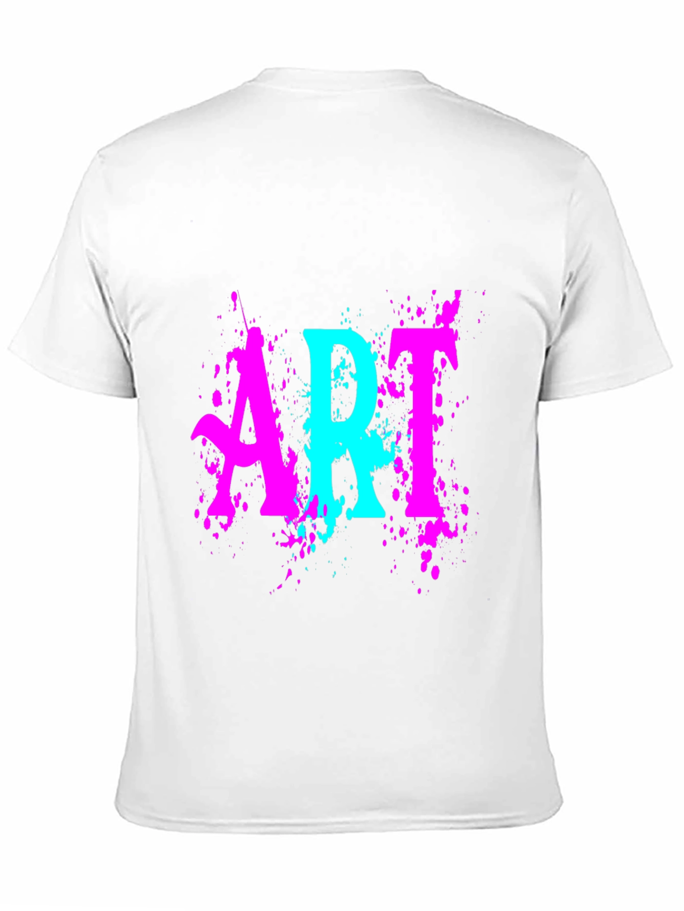 Vibrant ART Graphic Black T-Shirt