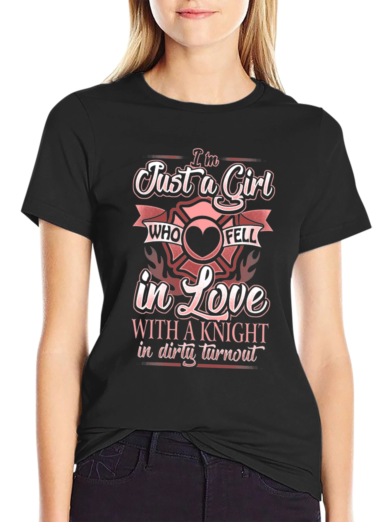 Firefighters Girl T-Shirt - Knight in Dirty Turnout