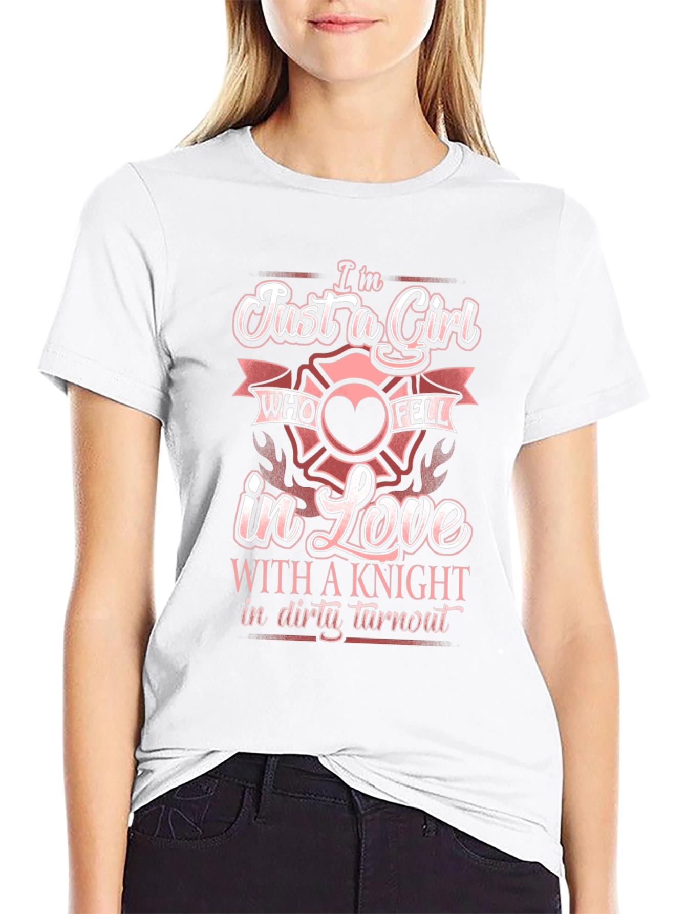 Firefighters Girl T-Shirt - Knight in Dirty Turnout