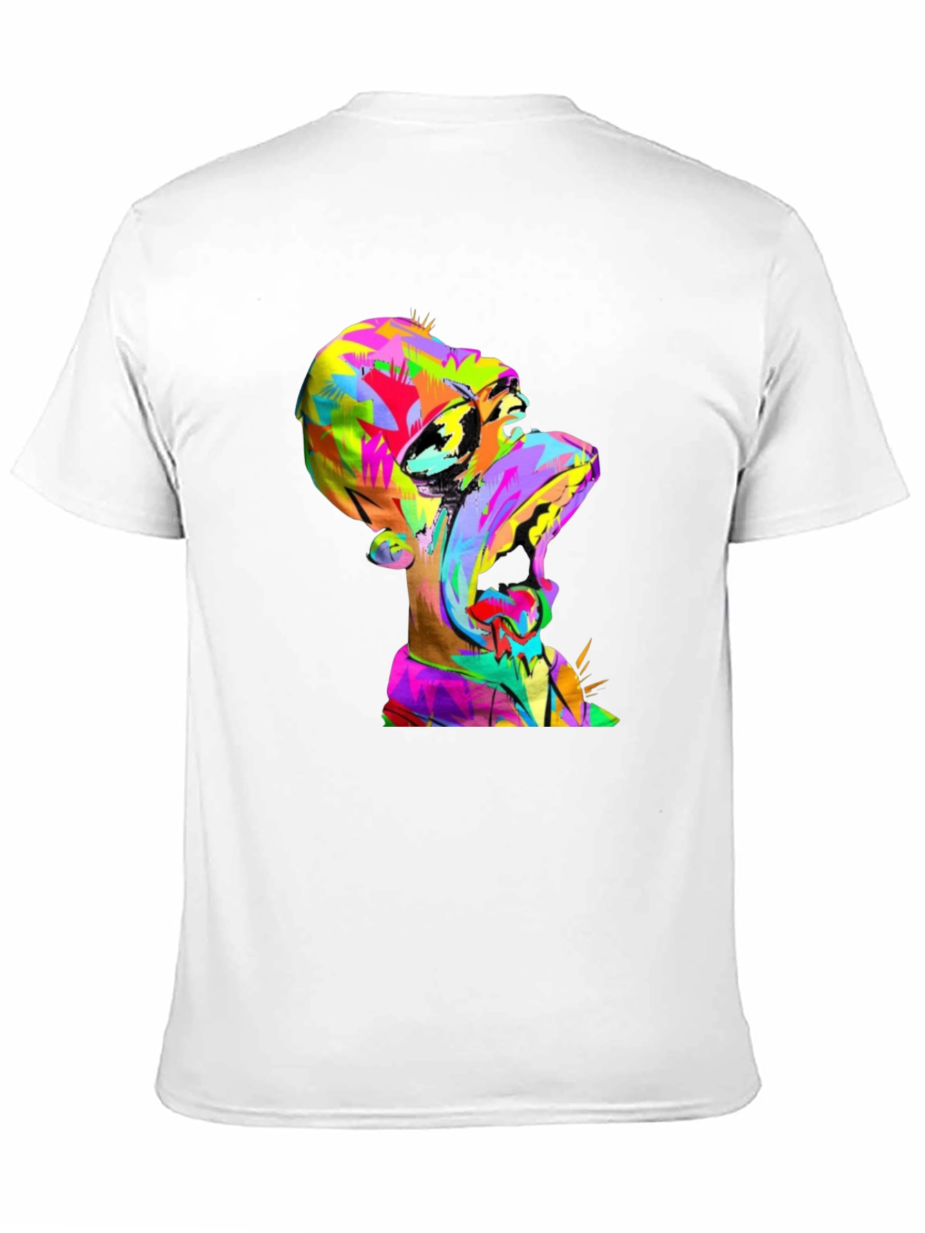 Vibrant Homer Simpson Graphic Tee - Pop Art Design