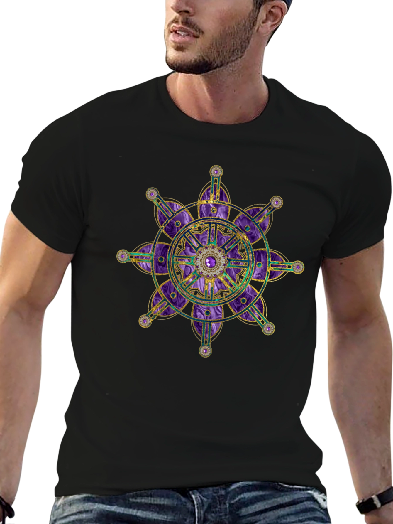 Mystic Wheel Graphic T-Shirt