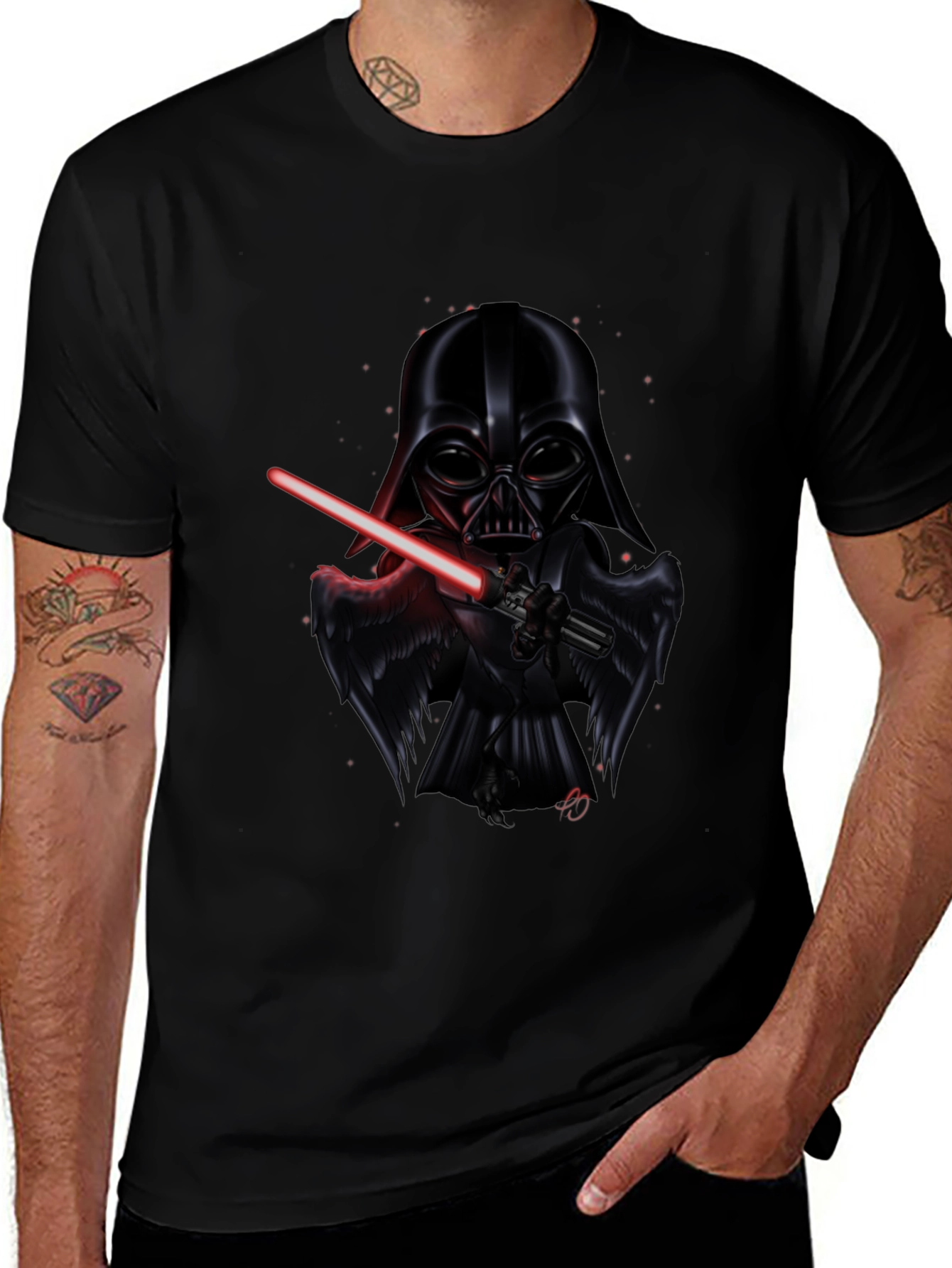 Darth Vader Graphic T-Shirt - Black