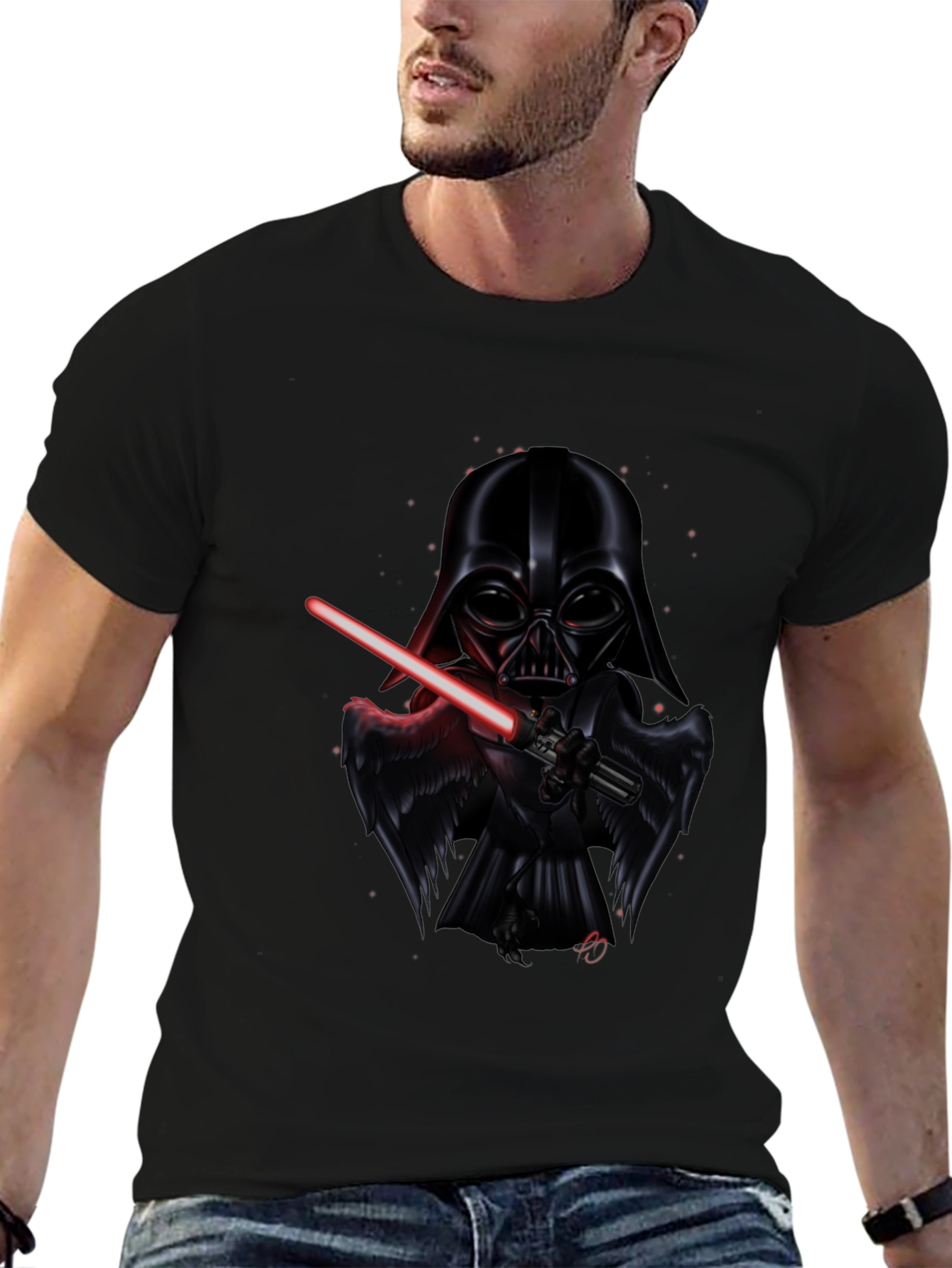 Darth Vader Graphic T-Shirt - Black