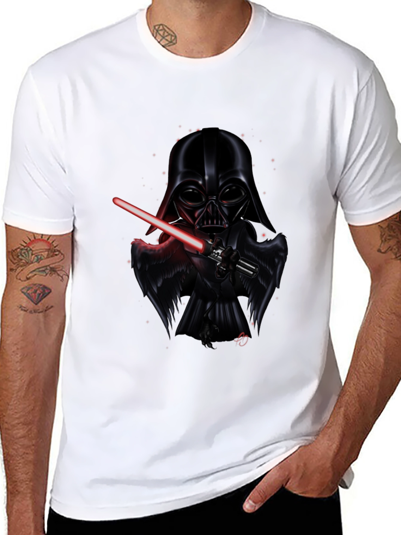 Darth Vader Graphic T-Shirt - Black