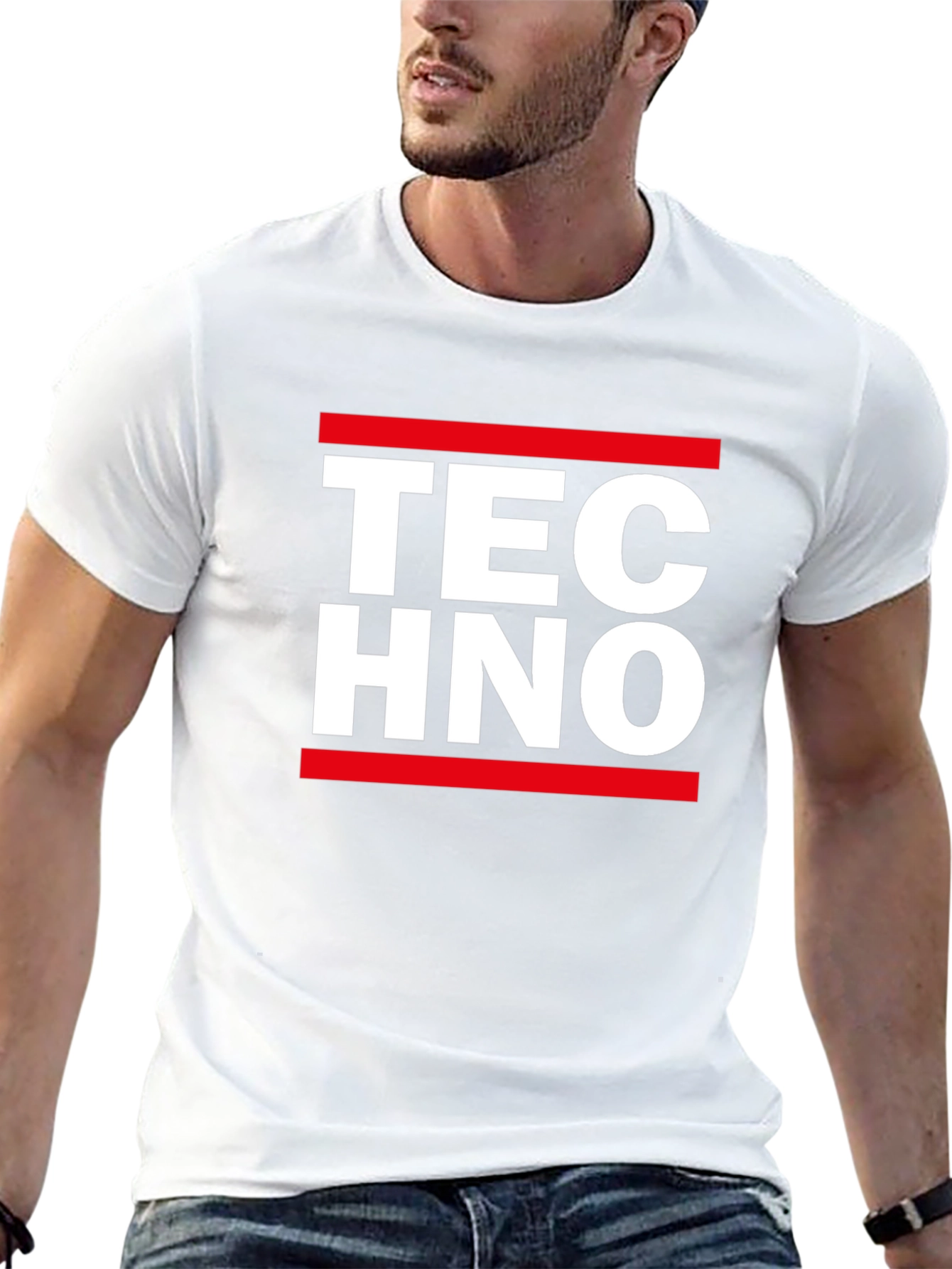 Techno T-Shirt - Bold Graphic Tee