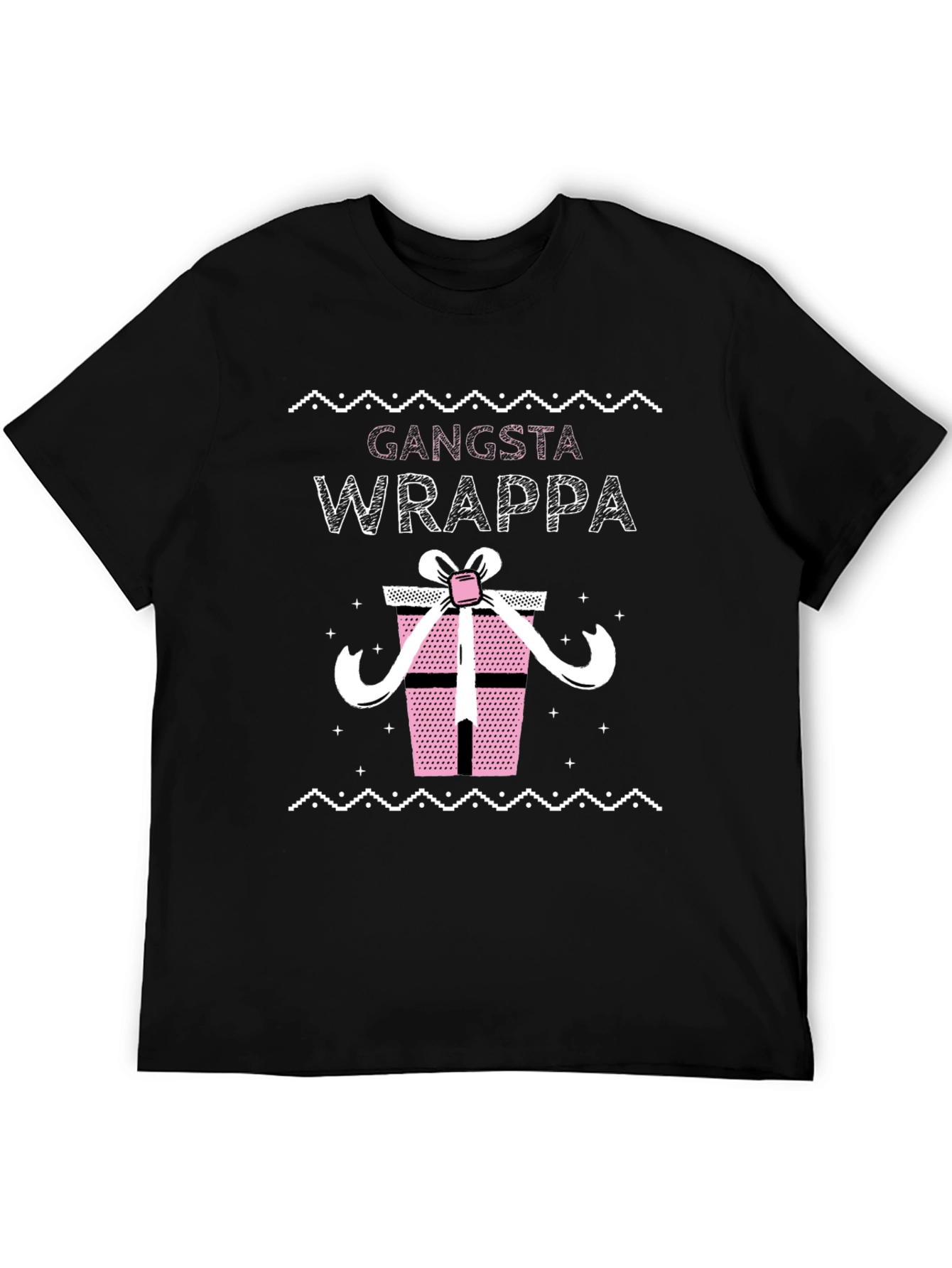 Gangsta Wrappa Christmas T-Shirt Funny Xmas Present