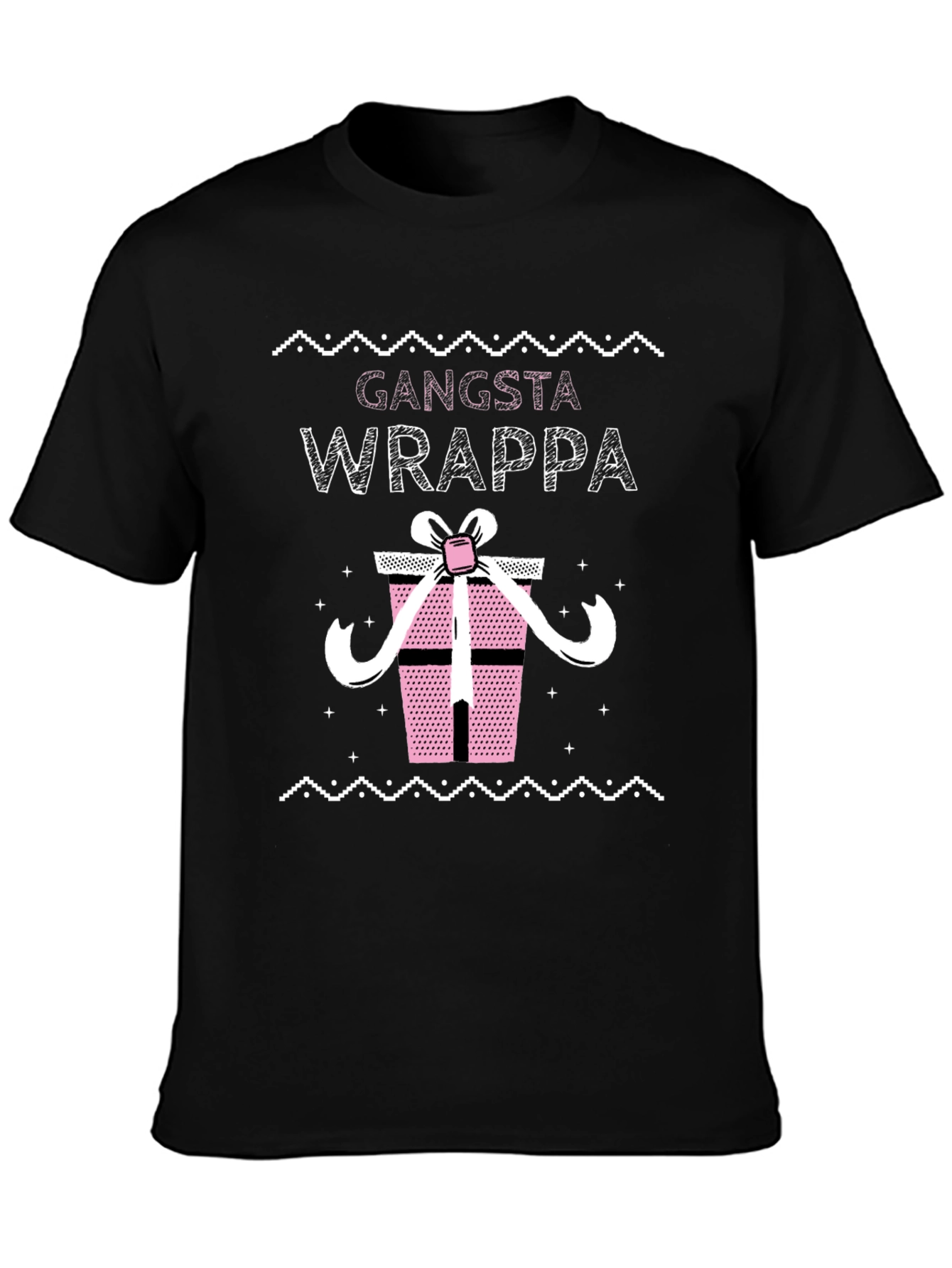 Gangsta Wrappa Christmas T-Shirt Funny Xmas Present