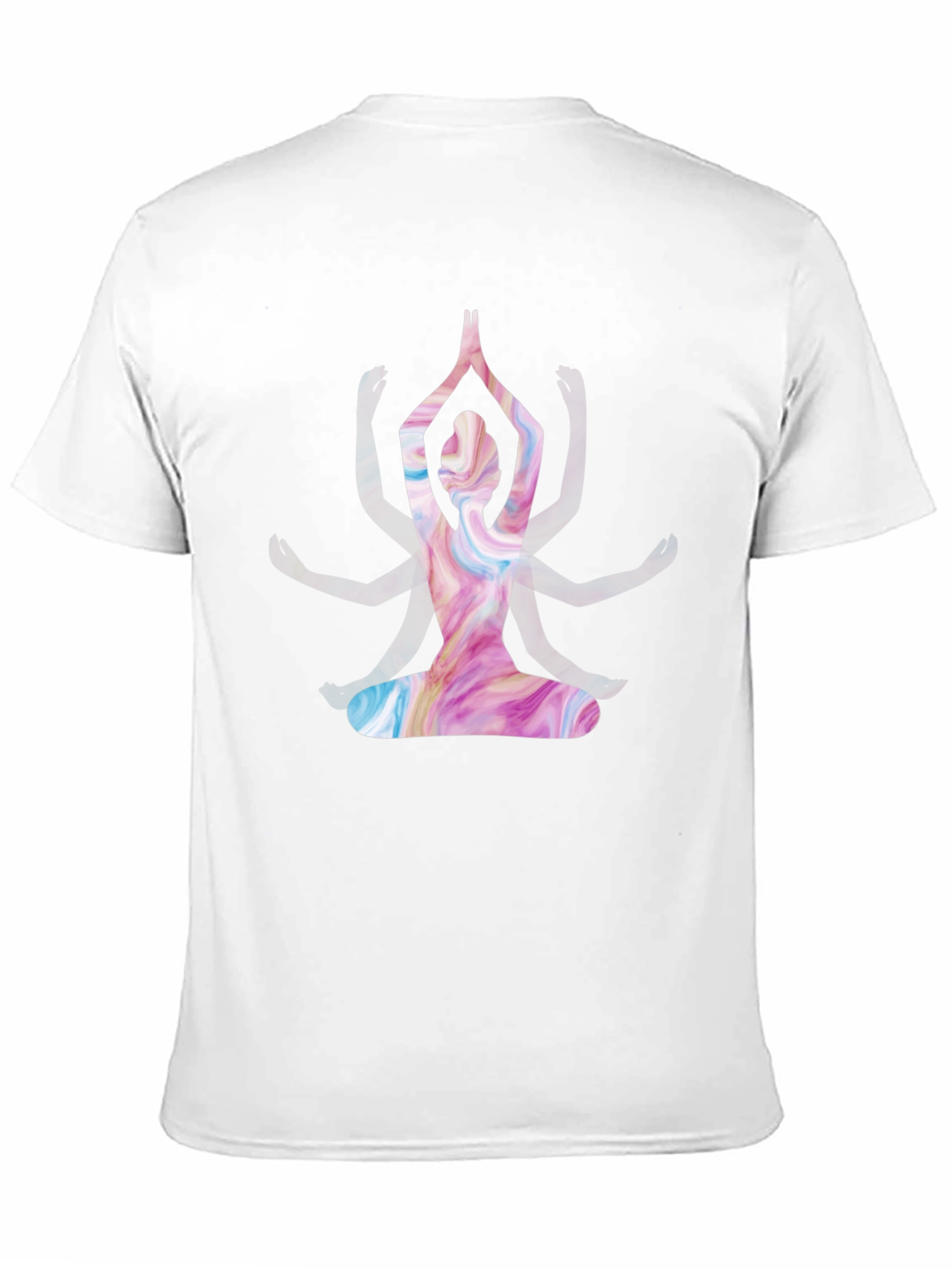 Yoga Pose Graphic Tee - Meditative Style