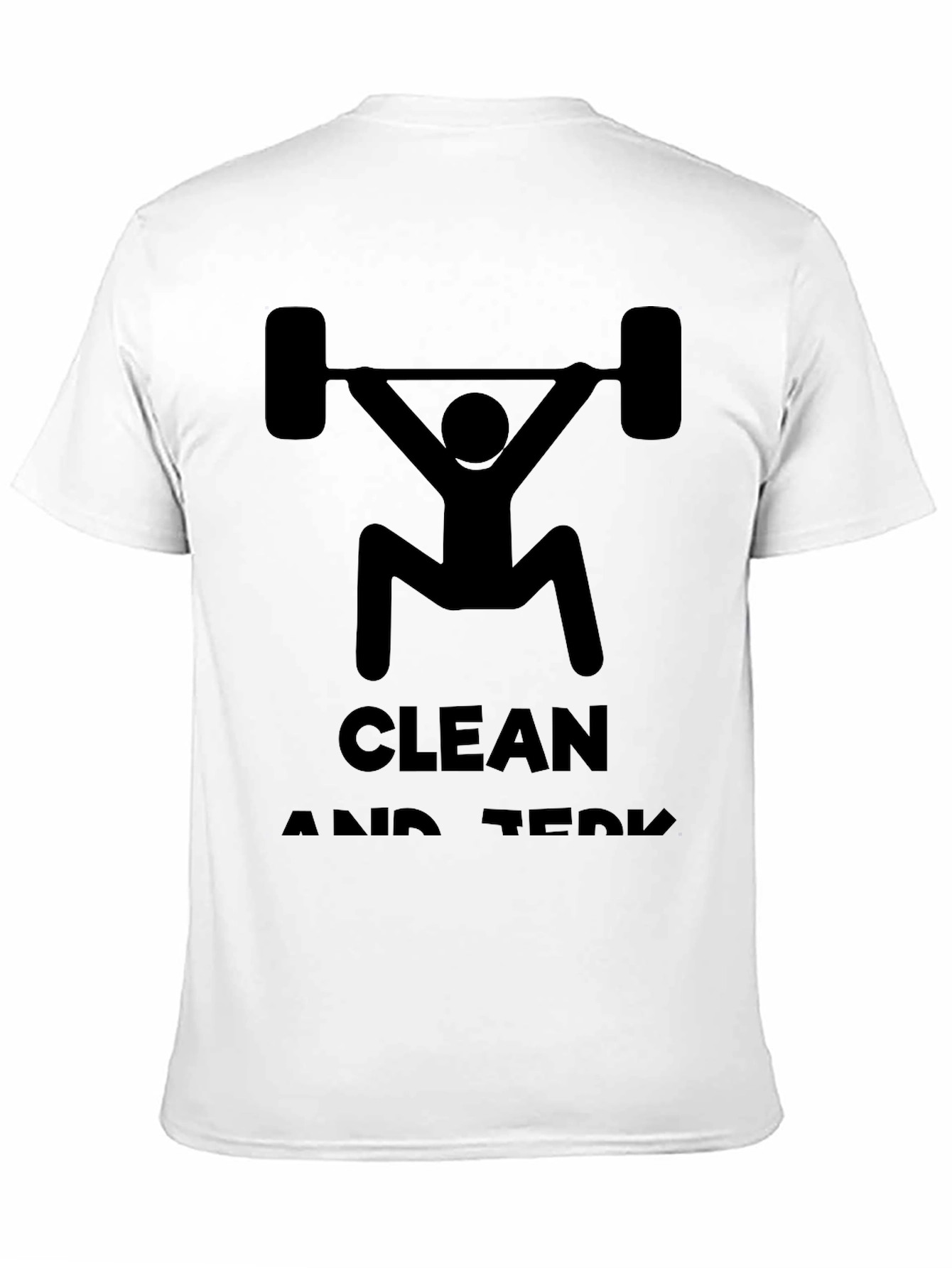 Clean and Jerk Workout Tee - Black