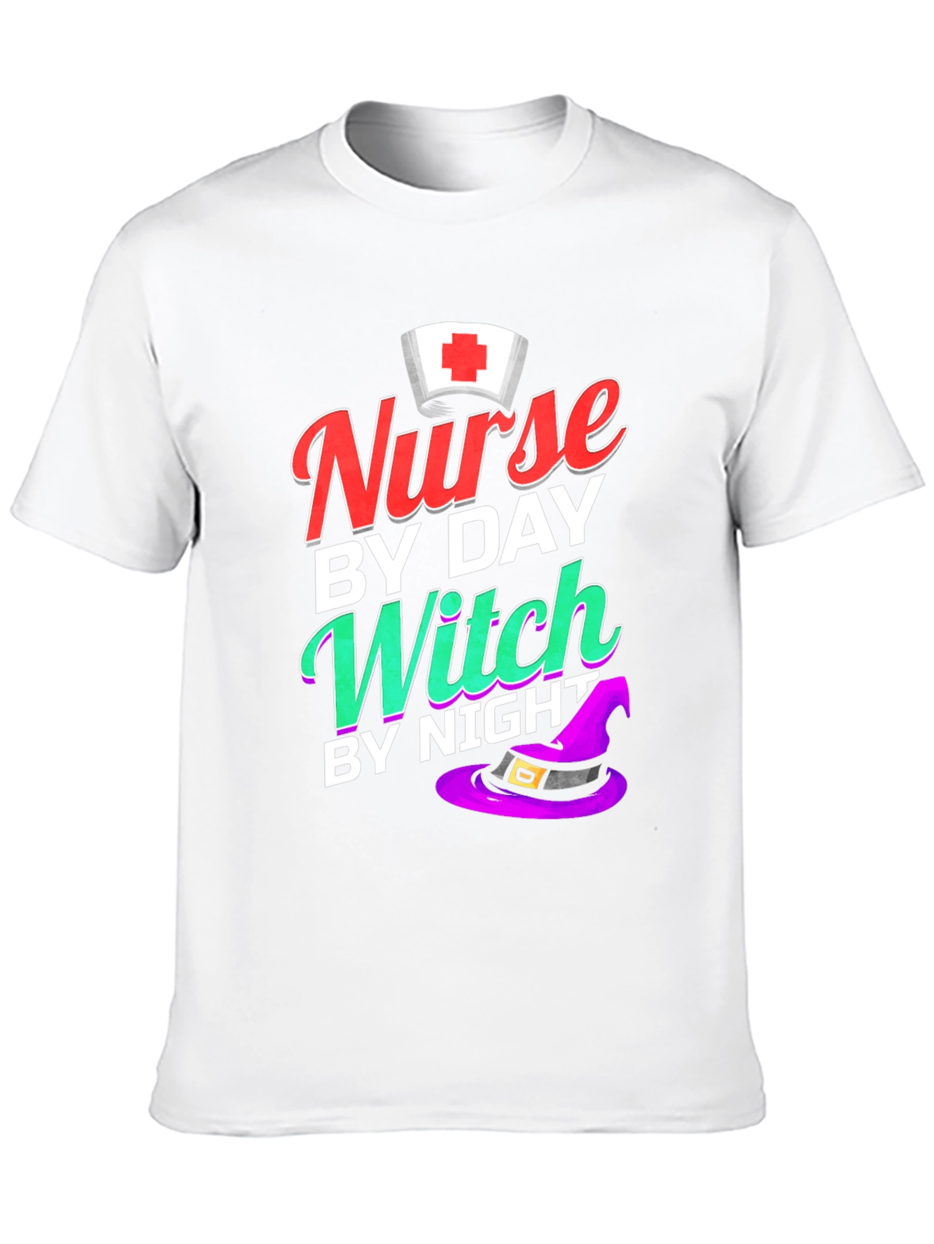 Nurse by Day Witch by Night T-Shirt