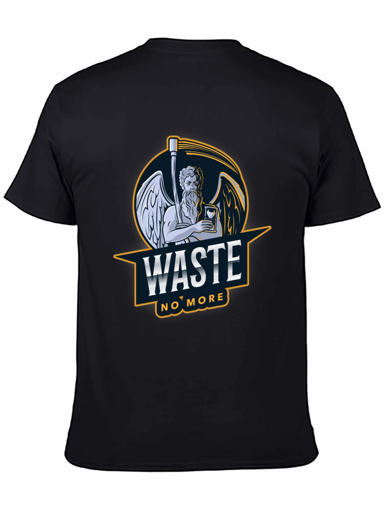 Waste No More Graphic T-Shirt - Black