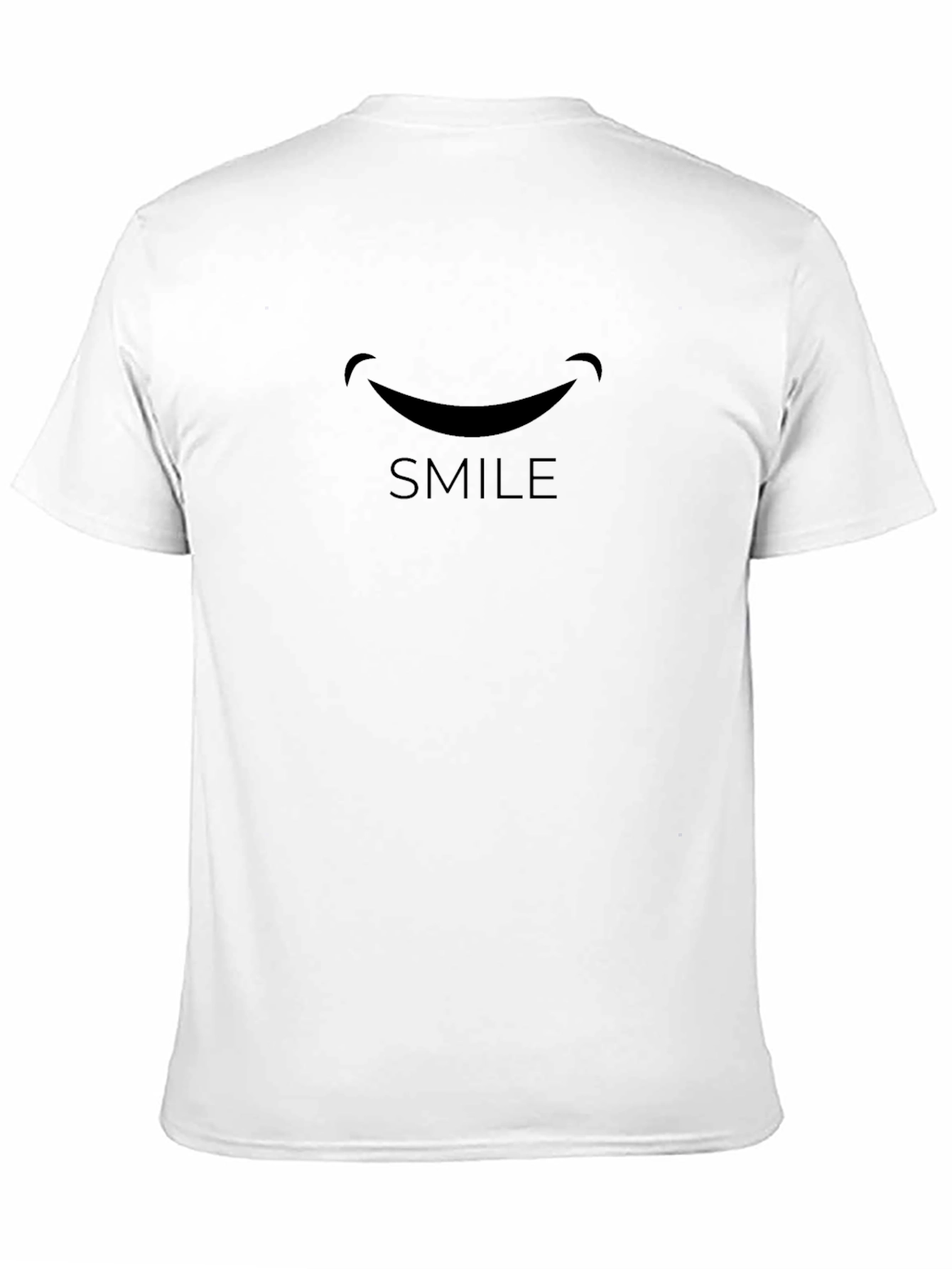 Smile Graphic Black Tee - Mens Short Sleeve