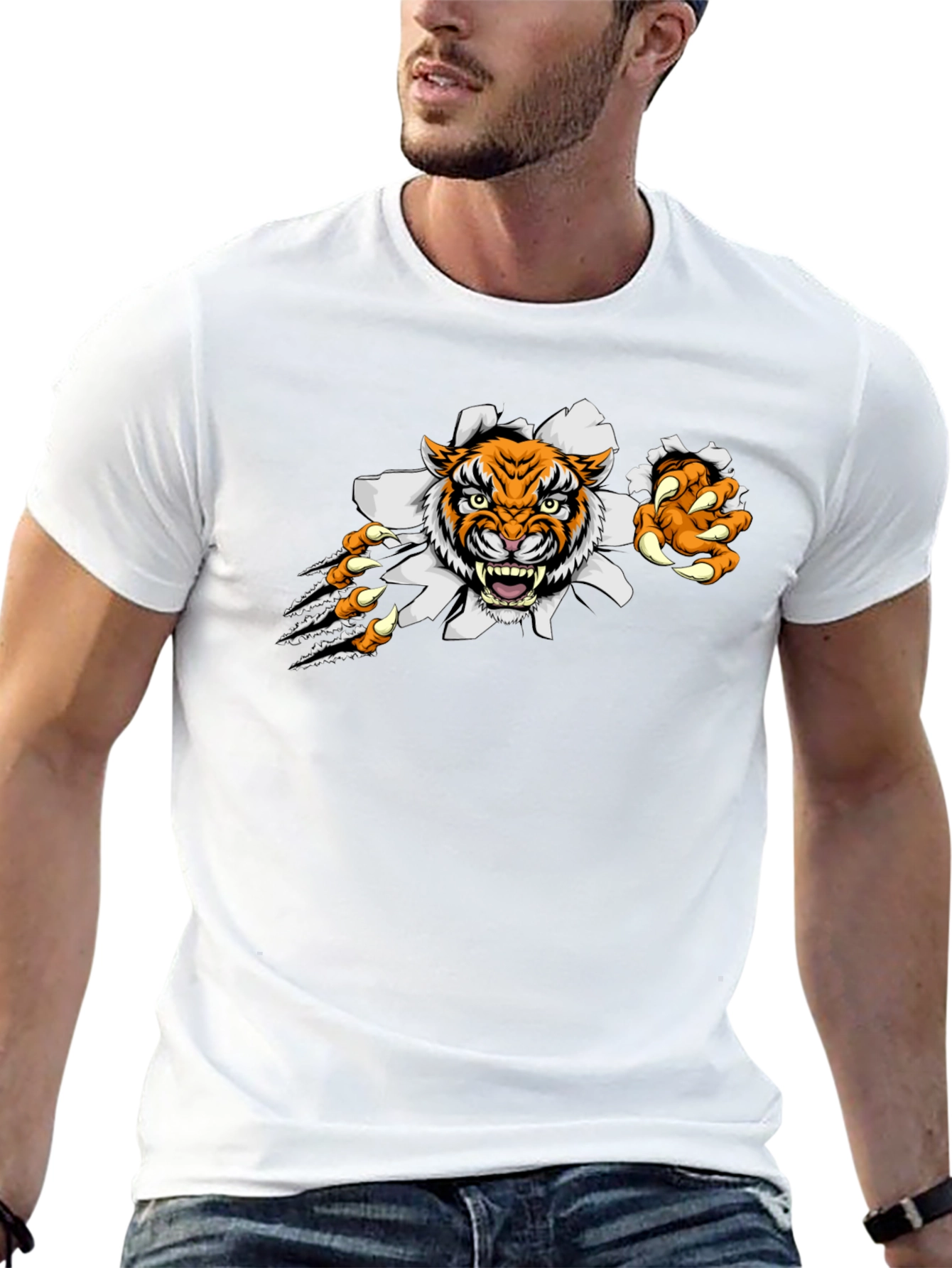 Tiger Claw T-Shirt: Fierce Graphic Tee