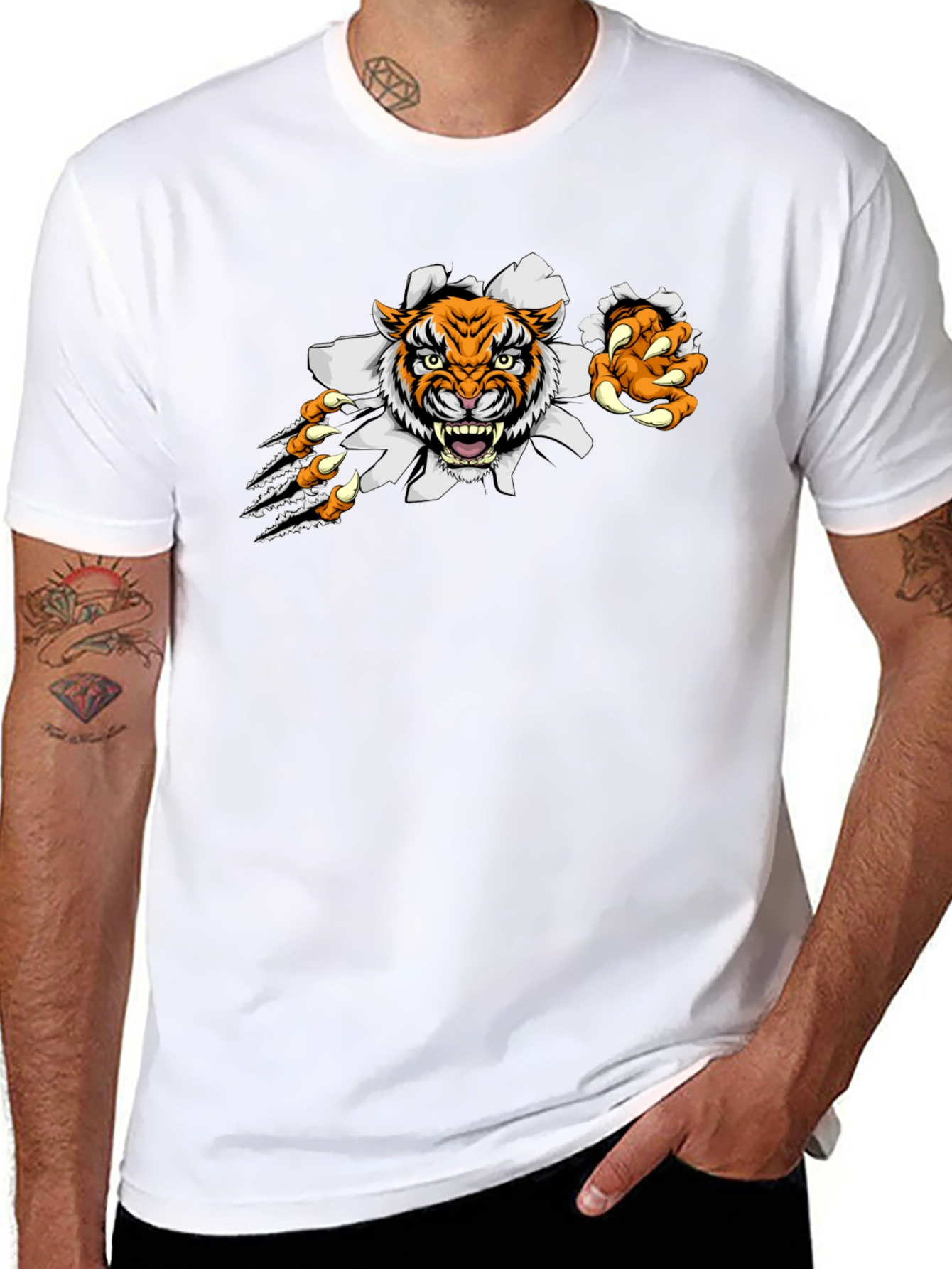 Tiger Claw T-Shirt: Fierce Graphic Tee