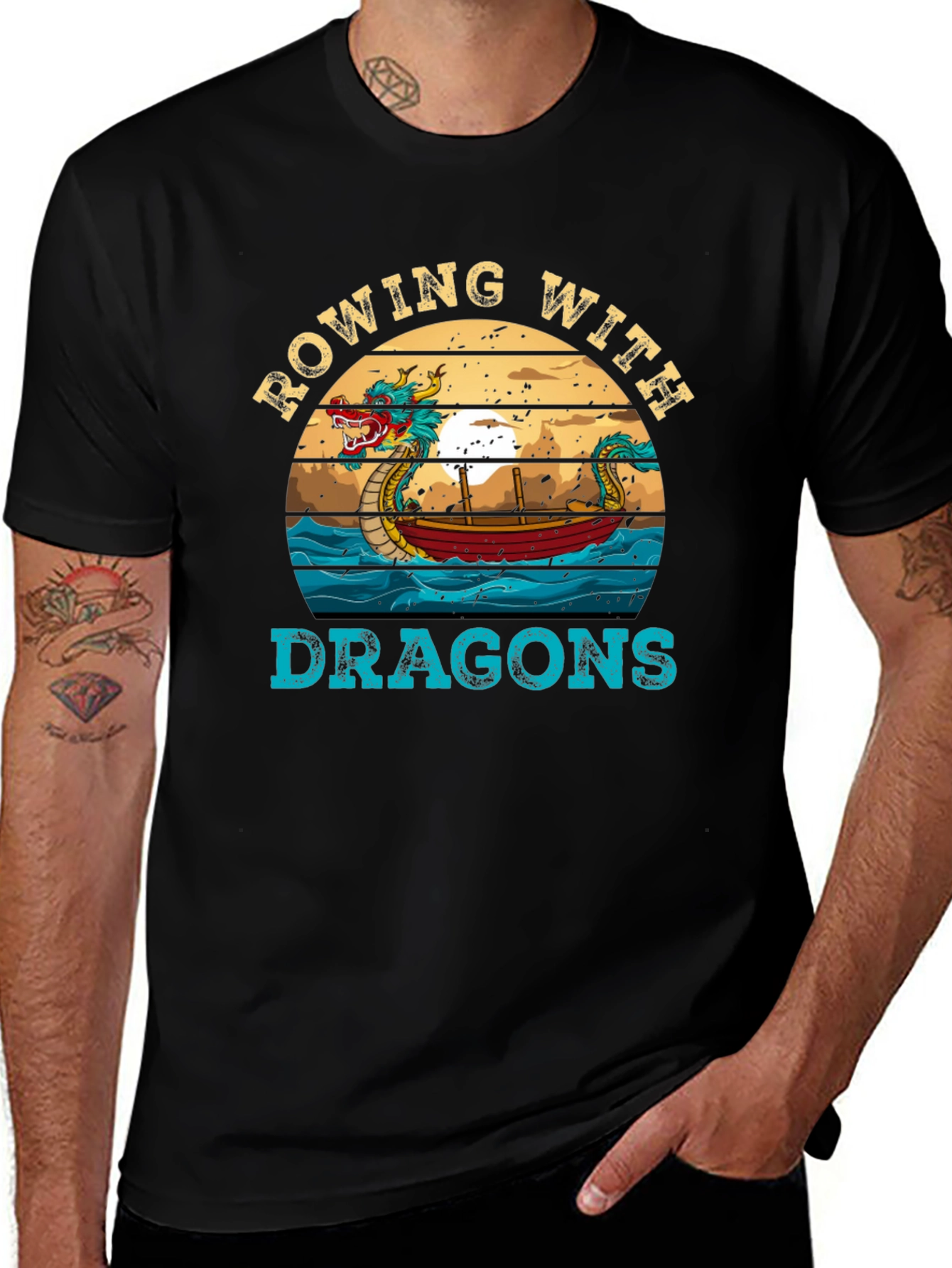 Rowing With Dragons T-Shirt