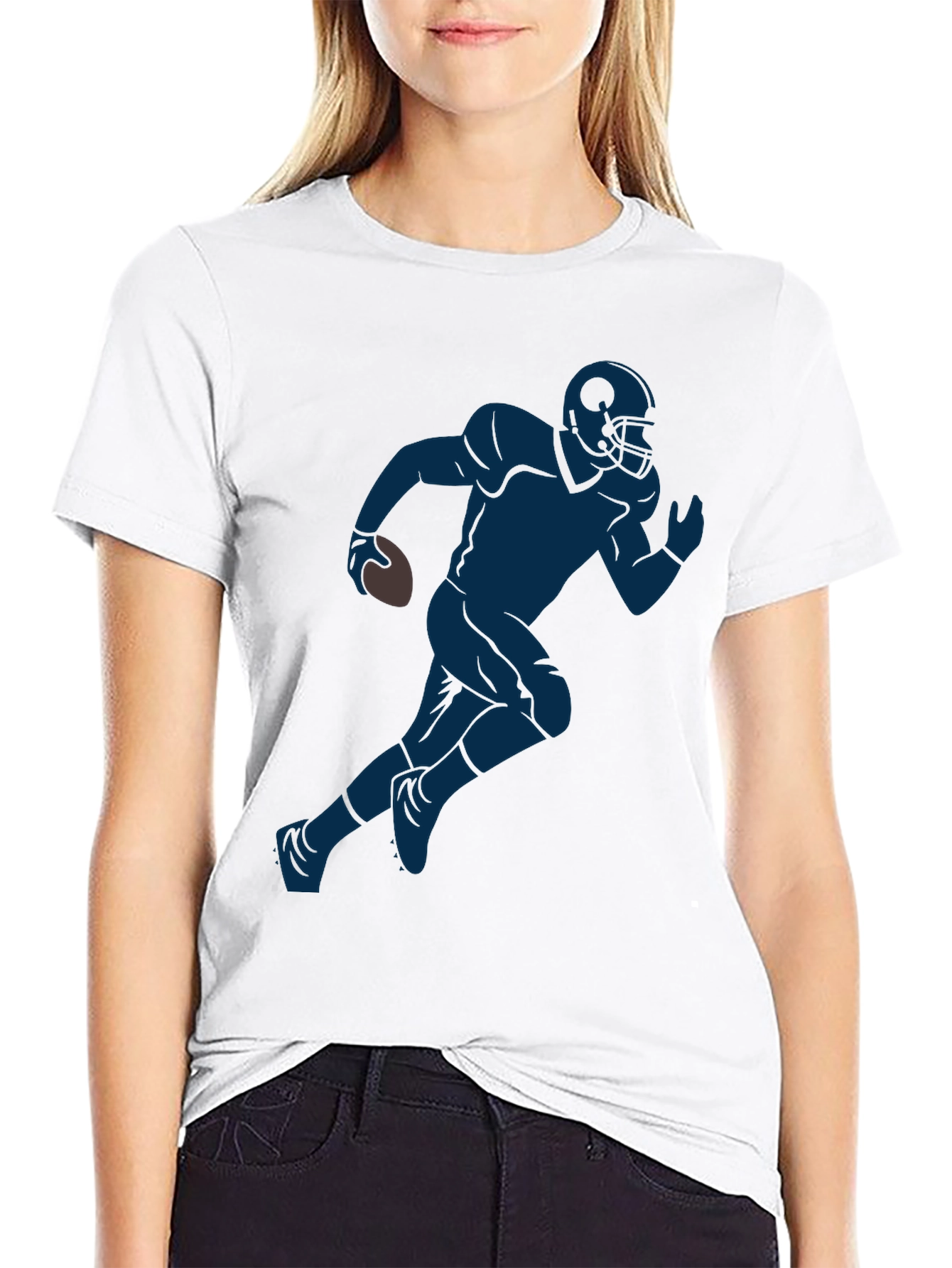 Football Player Graphic Tee
