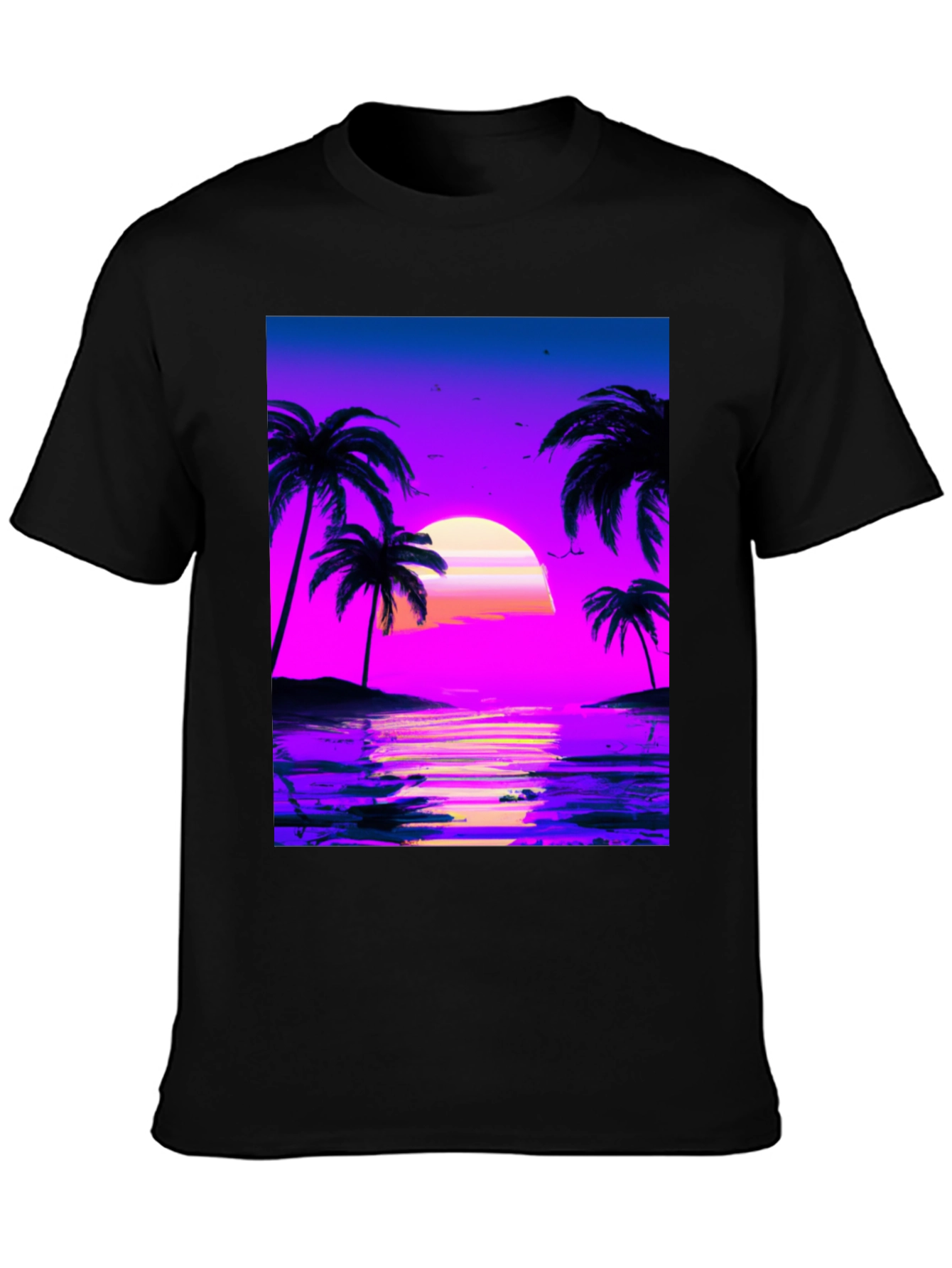 Retro Sunset Palm T-Shirt