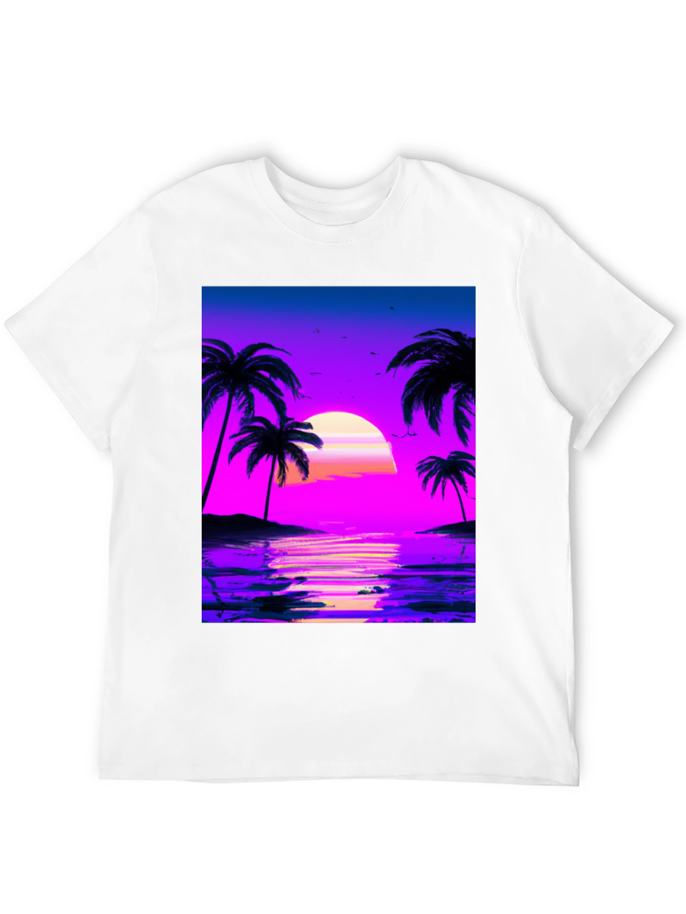 Retro Sunset Palm T-Shirt