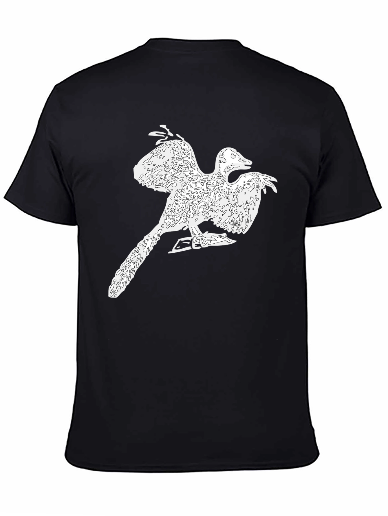 Archaeopteryx Graphic Tee - Stylish Black T-Shirt